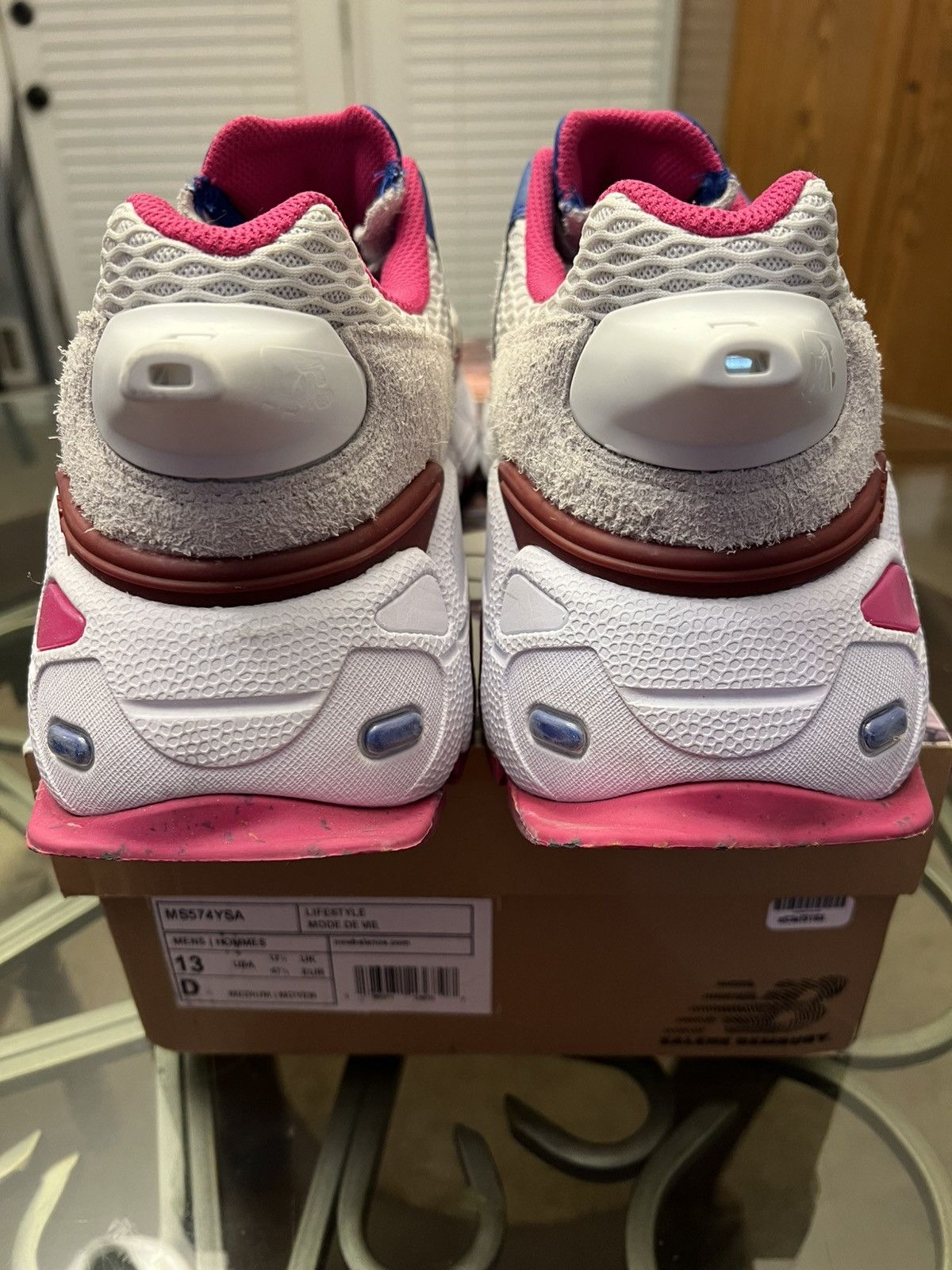 New Balance × Salehe Bembury Salehe Bembury x NB 574 YURT “Universal Communication” Size US 13 / EU 46 - 5 Thumbnail