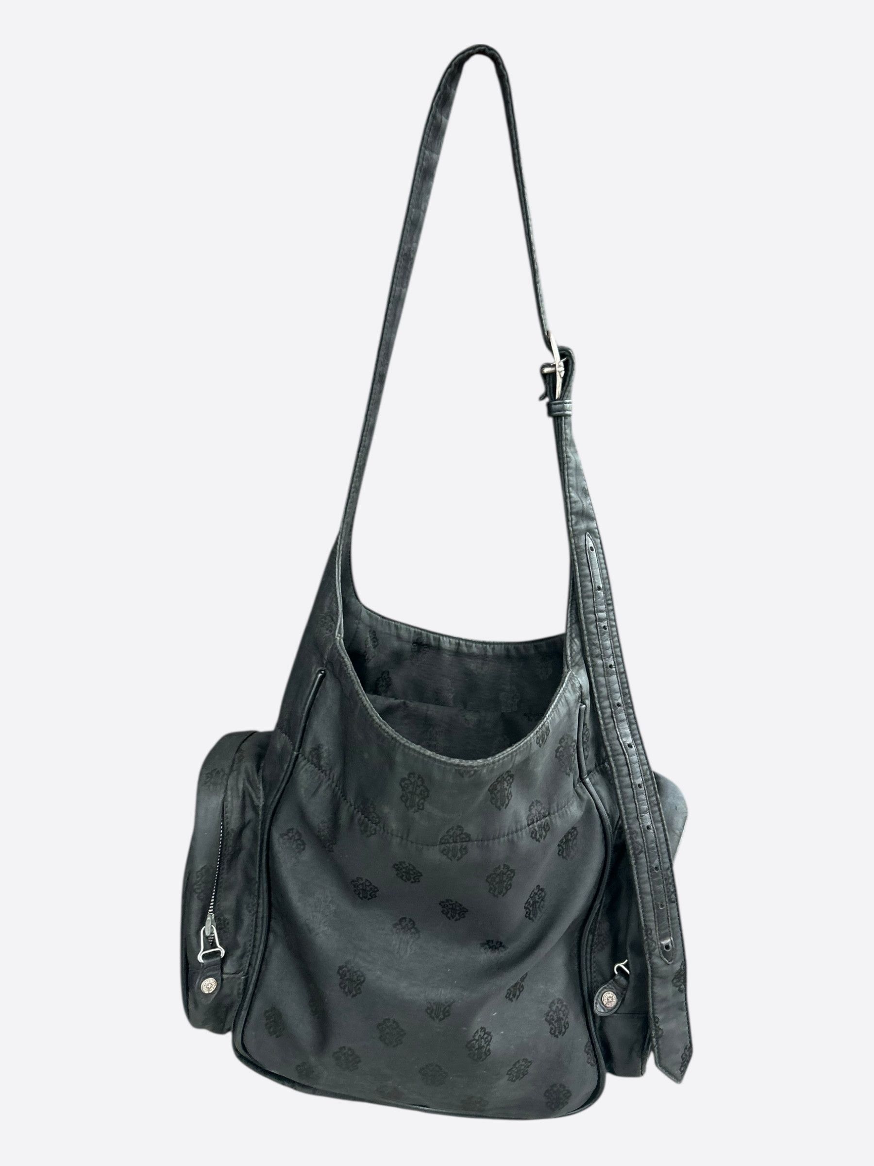 Chrome Hearts Chrome Hearts Black Nylon Jacquard Diaper Bag Size ONE SIZE - 3 Thumbnail