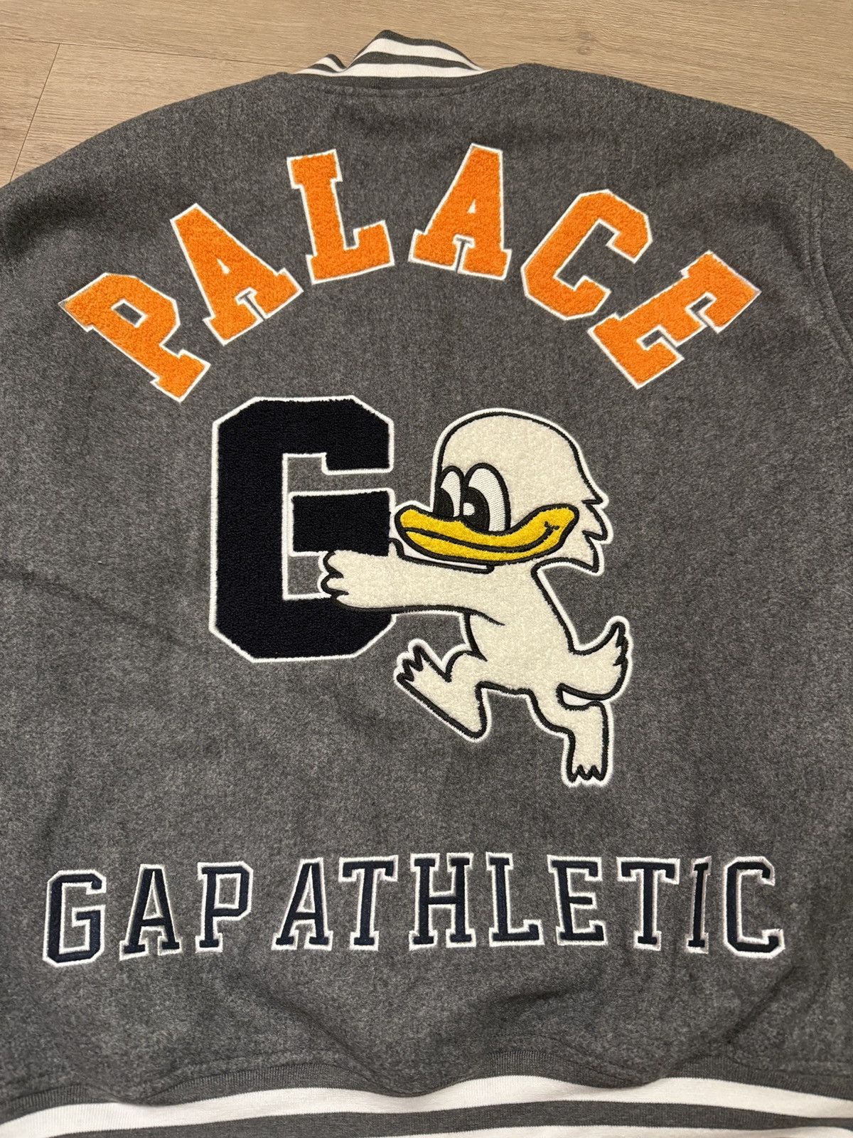 Gap × Palace Palace Gap Varsity Jacket Size US XL / EU 56 / 4 - 2 Thumbnail