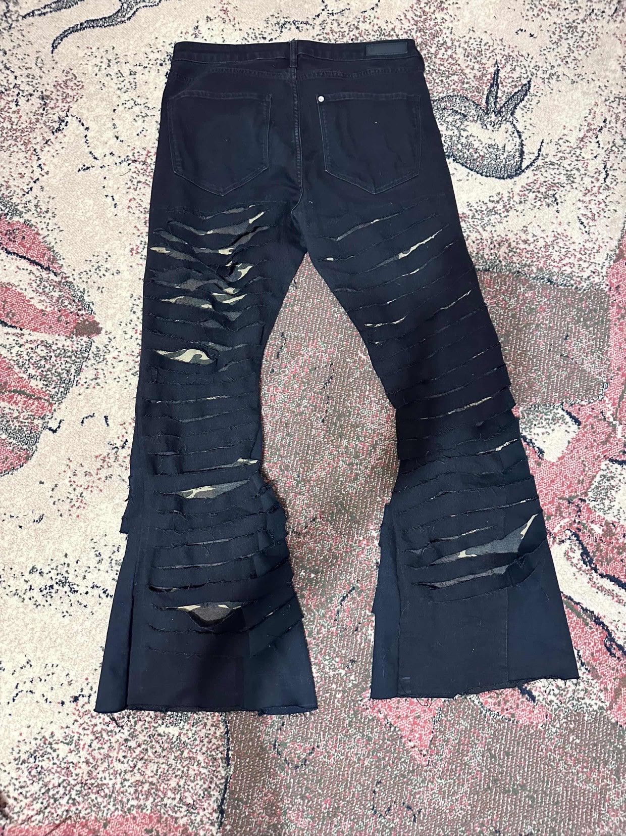 Handmade Custom made flared jeans Size US 34 / EU 50 - 5 Thumbnail