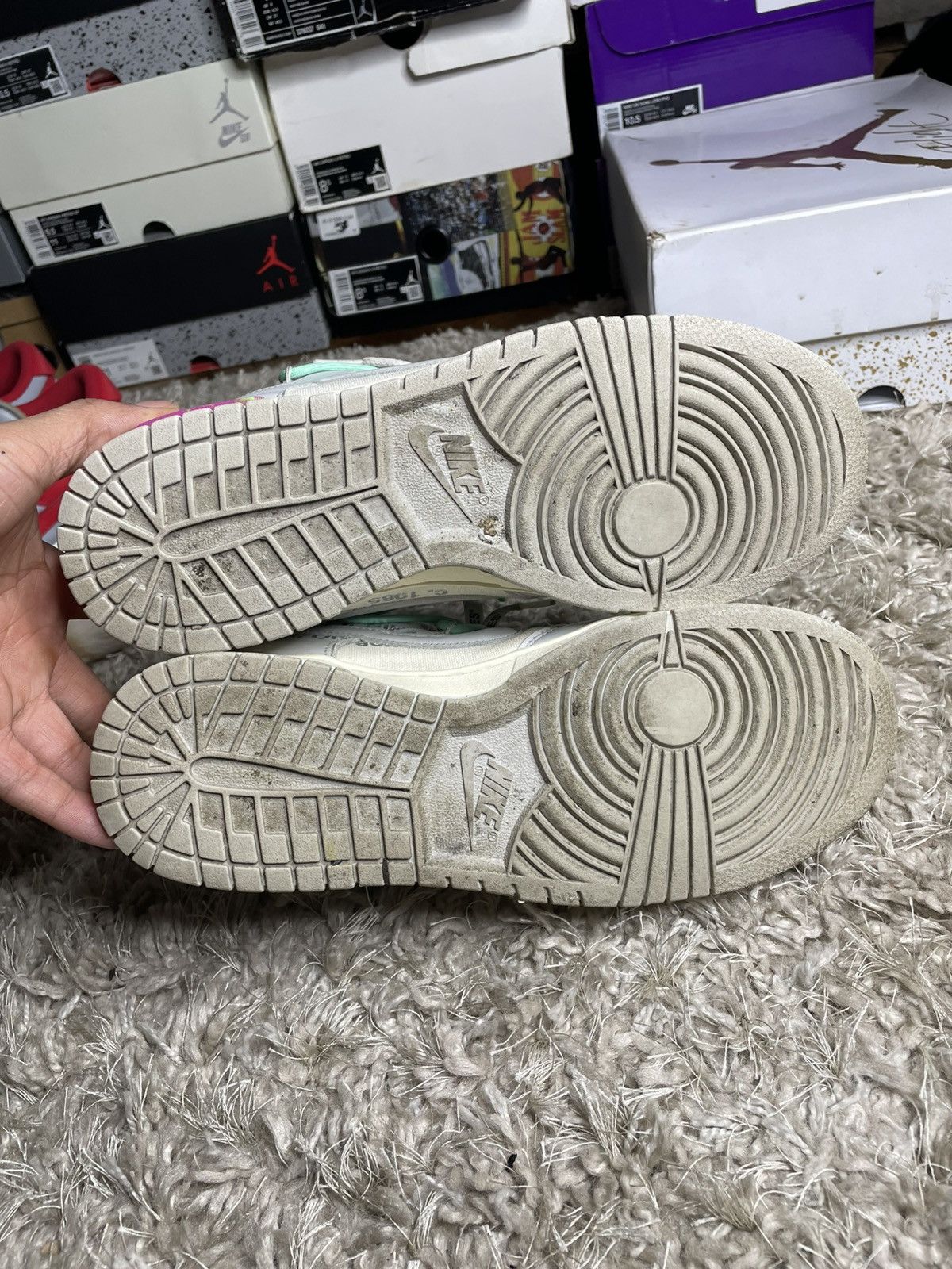 Nike × Off-White Nike x Off White Dunk Low Lot 04 Size US 9 / EU 42 - 8 Thumbnail