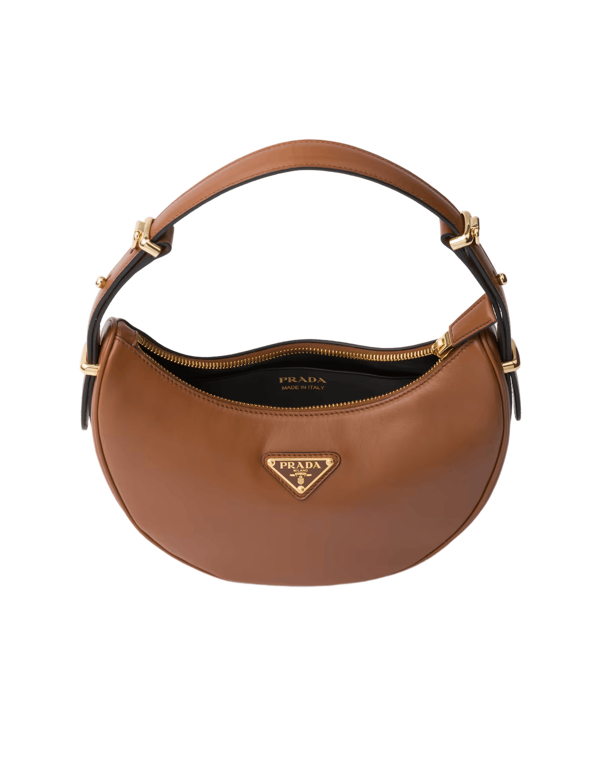 Prada PRADA Arque Small $2850 Cognac Leather Bag Size ONE SIZE - 4 Thumbnail