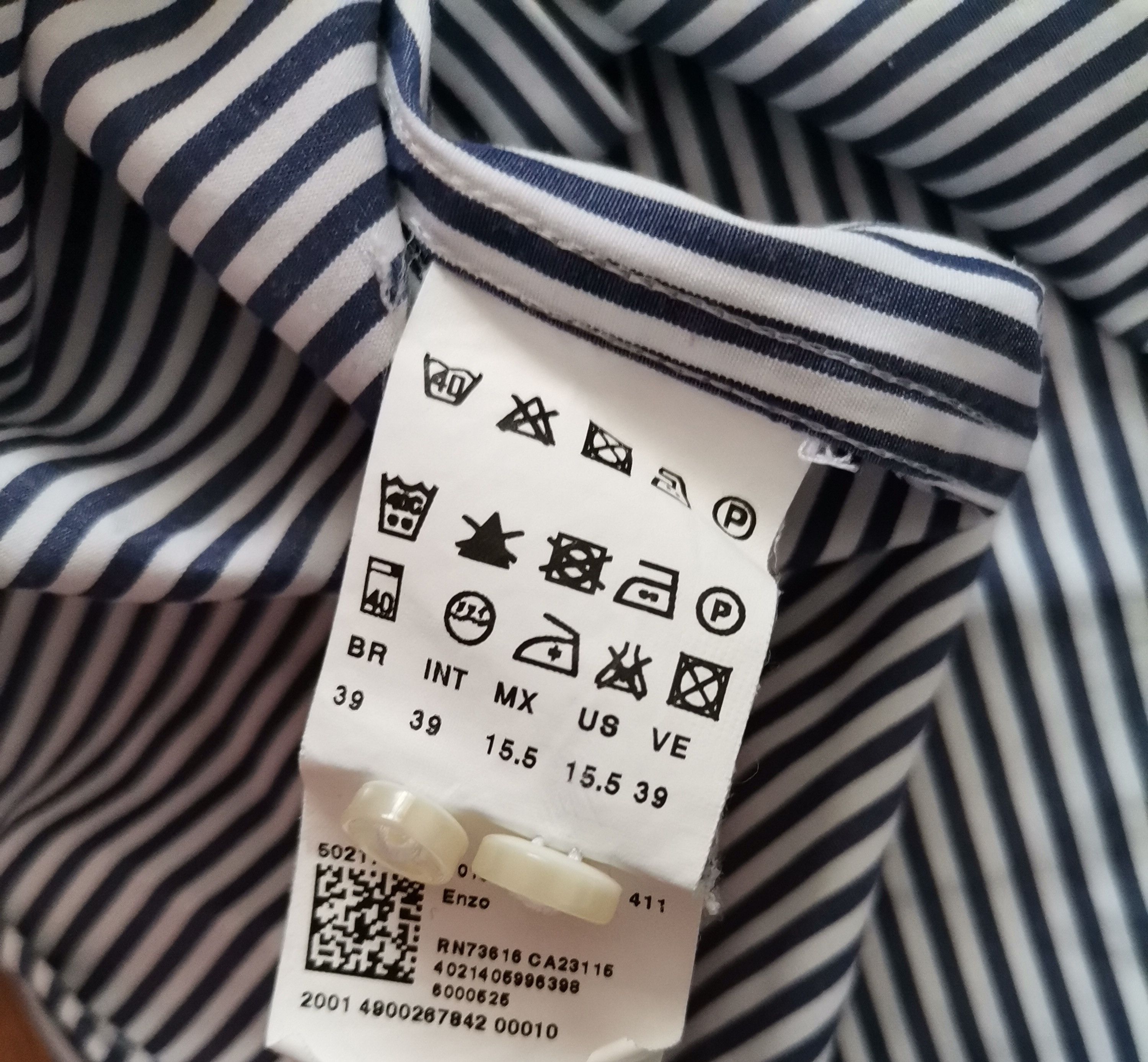 Hugo Boss Hugo Boss Striped Shirt Size US M / EU 48-50 / 2 - 3 Thumbnail