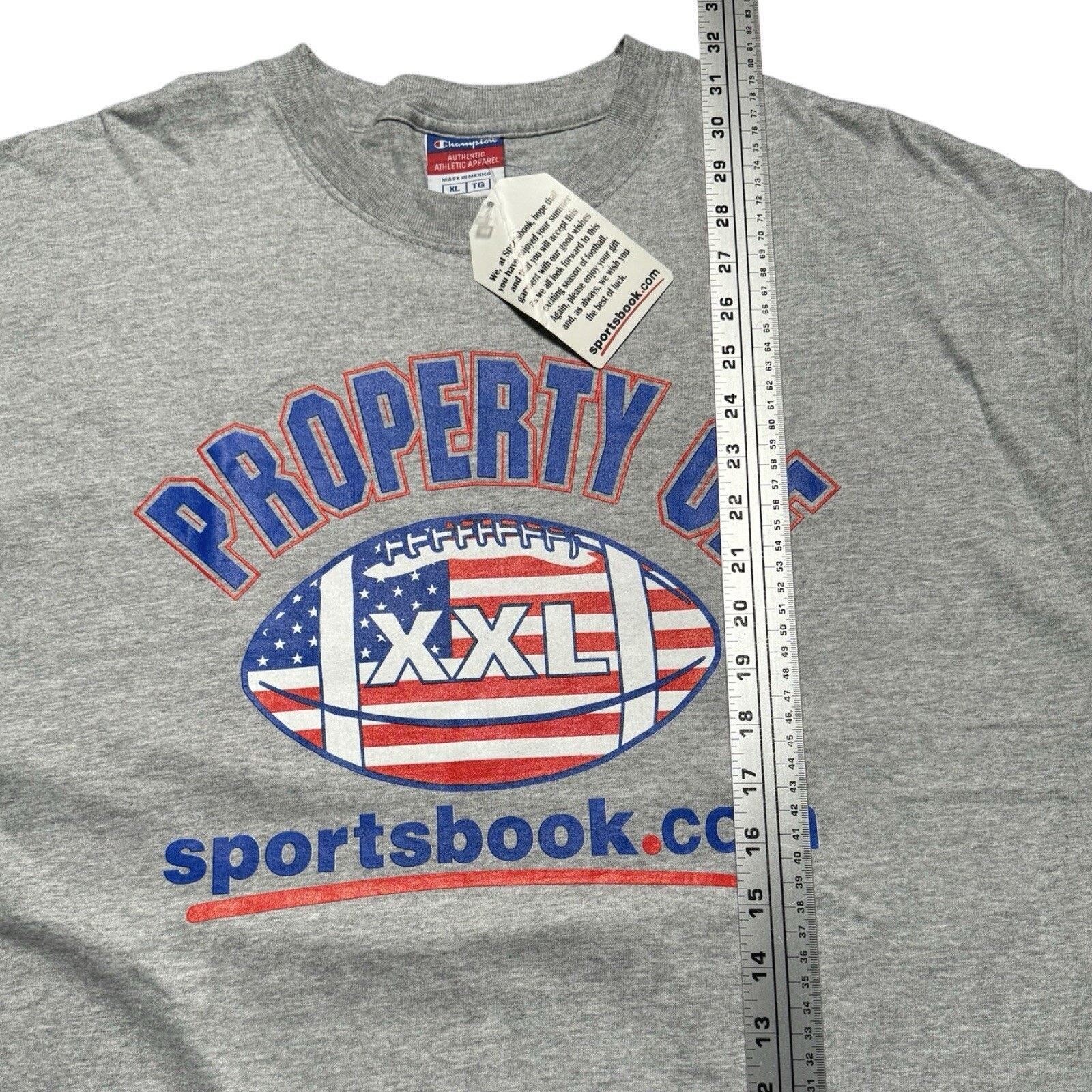 Champion Vintage 90s Champion Sportsbook.com Promo T Shirt XL NBA NFL Size US XL / EU 56 / 4 - 4 Thumbnail