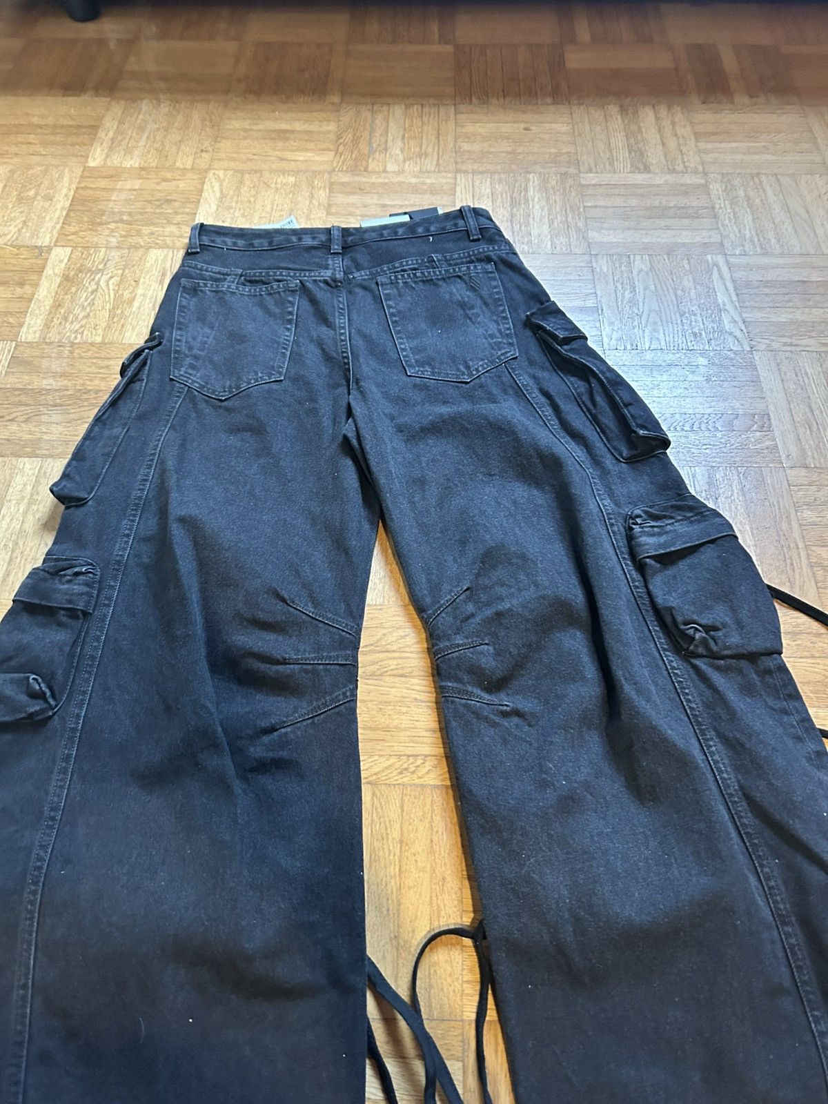 The Attico The attico cargo fern black long pants Size 26" / US 2 / IT 38 - 9 Thumbnail