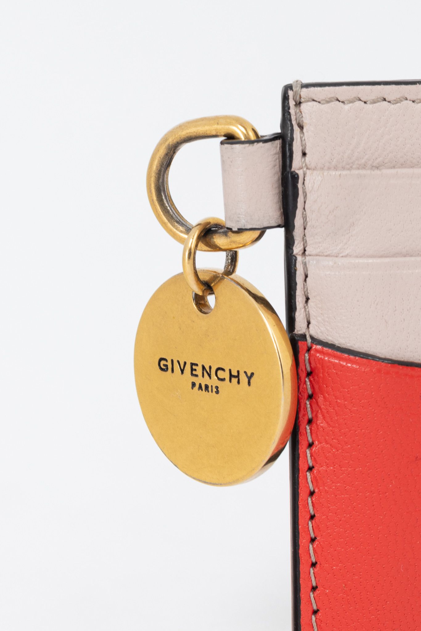 Givenchy Givenchy Edge Red & Pink Bi-Color Flat Grained Card Case Size ONE SIZE - 6 Thumbnail