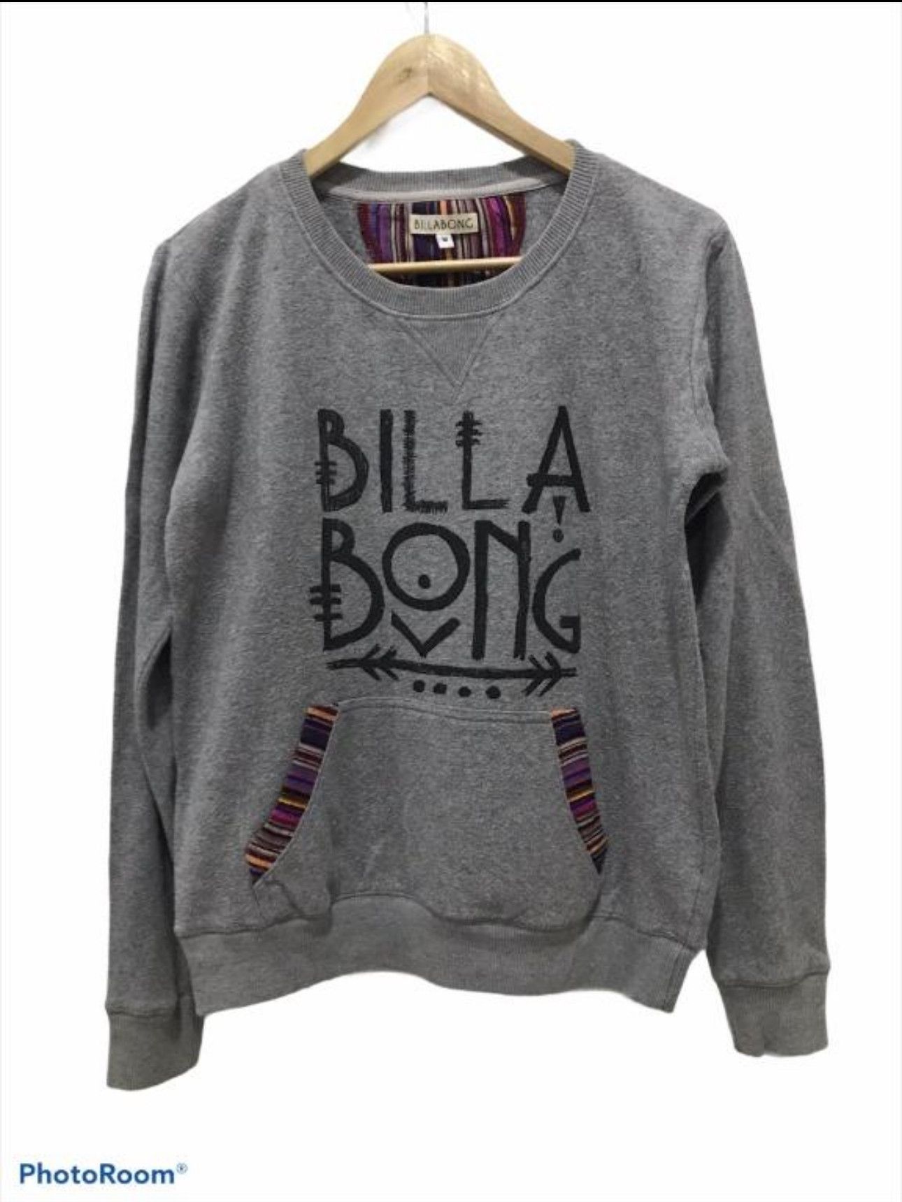 Billabong BILLABONG Spell Out Crewneck Sweatshirt Size US M / EU 48-50 / 2 - 1 Thumbnail