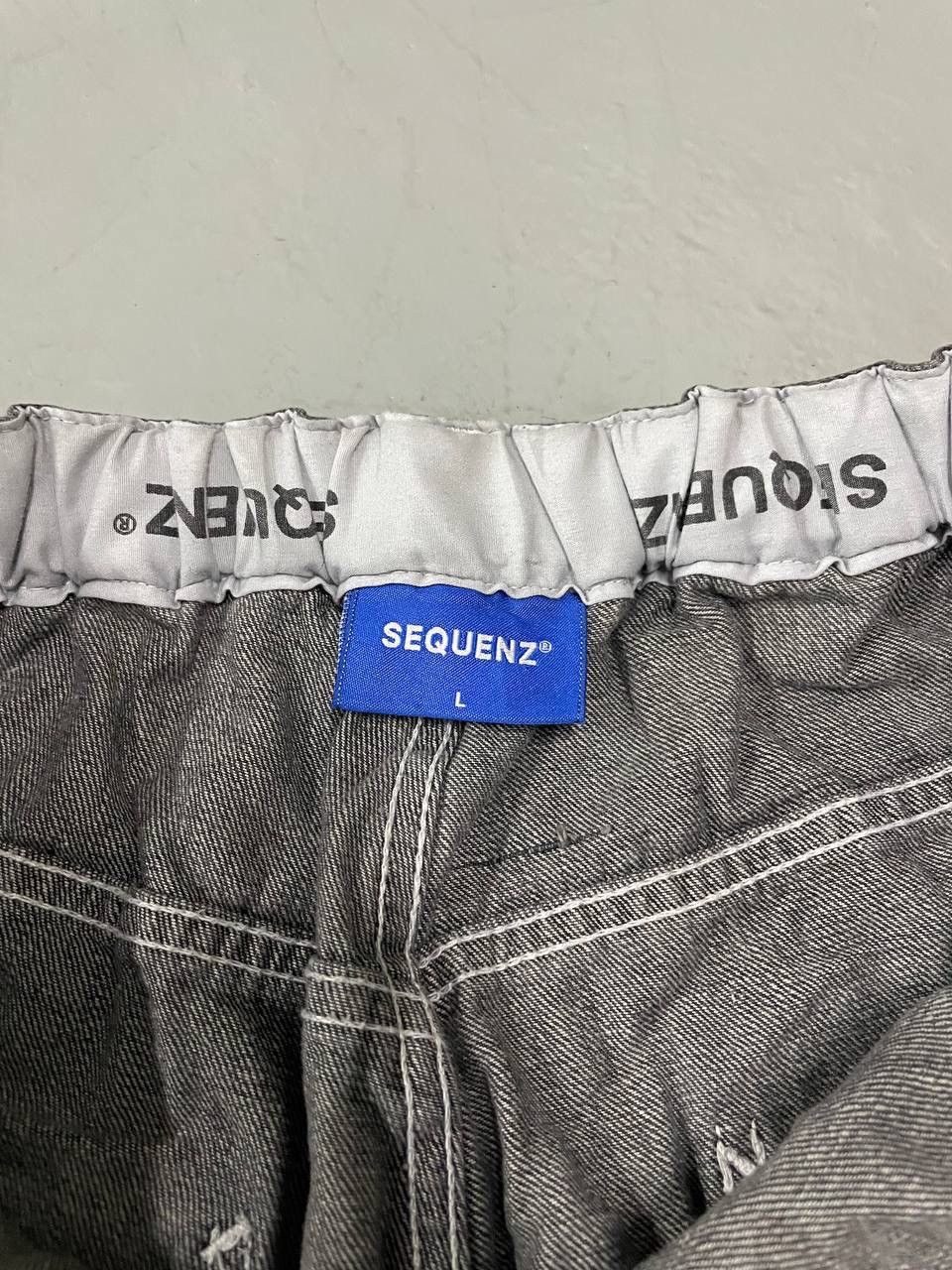 Japanese Brand Y2K BAGGY SEQUENZ FULL PATCH Size US 34 / EU 50 - 10 Thumbnail