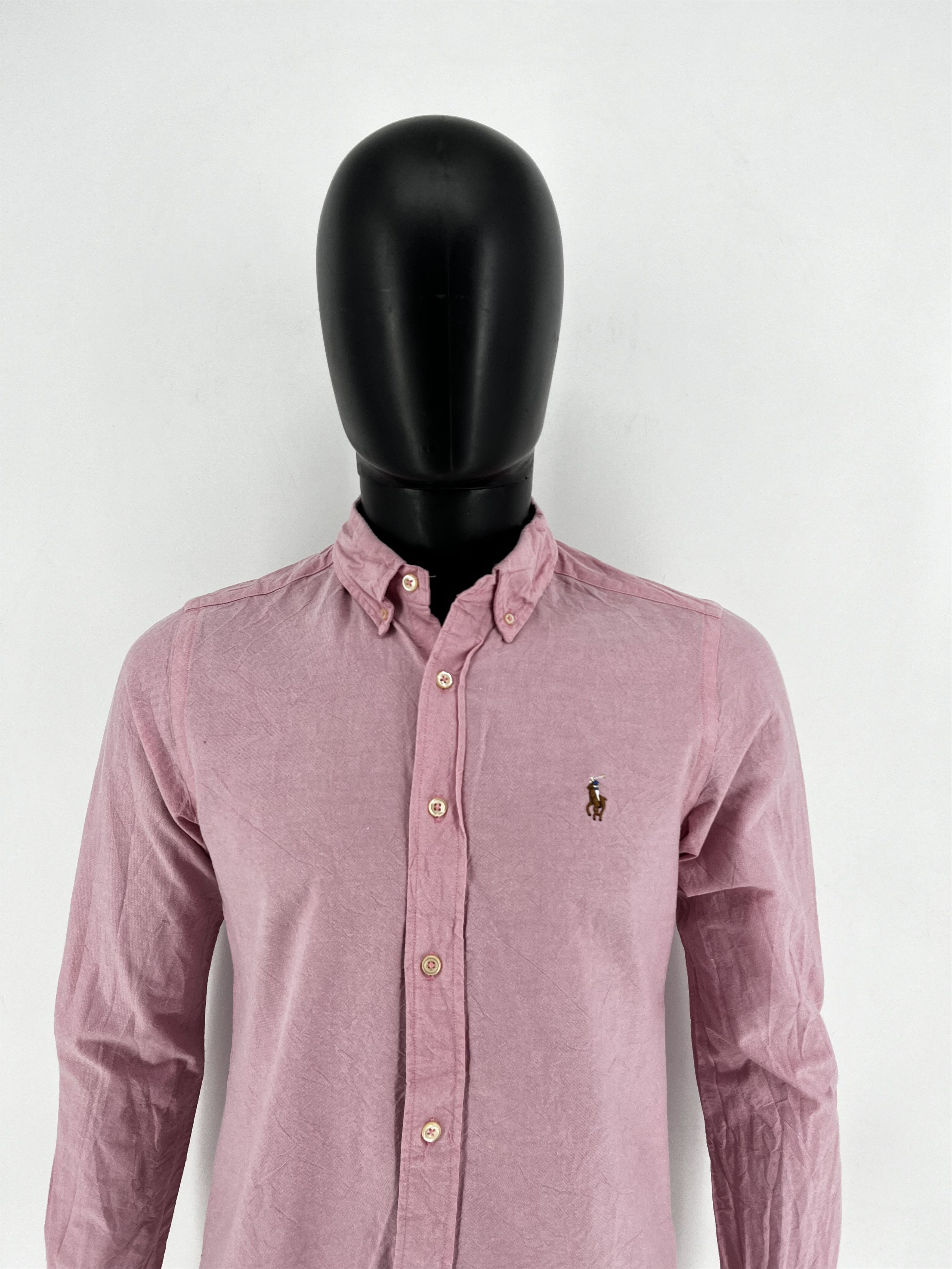Polo Ralph Lauren Vintage Pink Shirt Polo Ralph Lauren Size S Rare Size US S / EU 44-46 / 1 - 1 Thumbnail