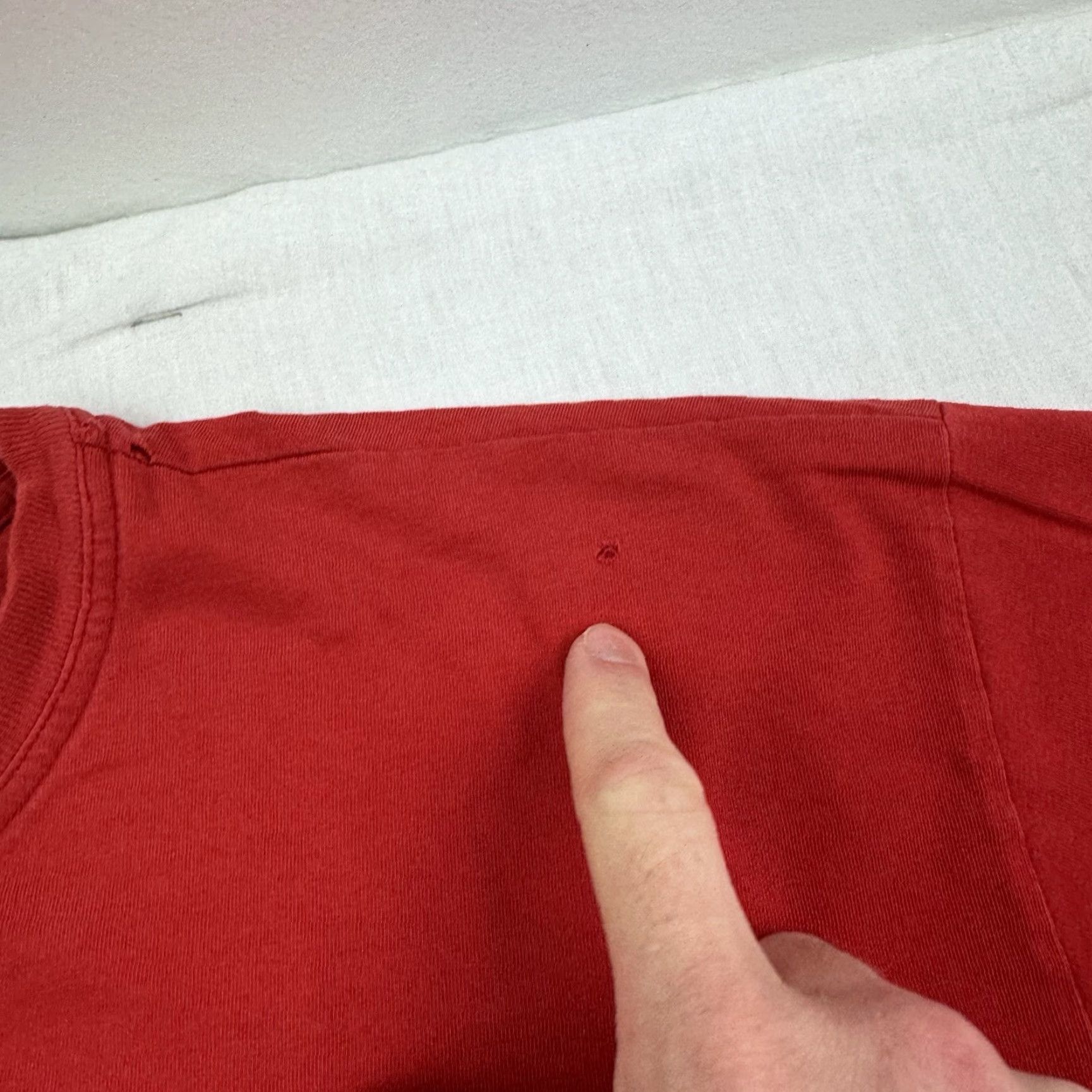Vintage Vintage Structure T Shirt Adult XL Red Grunge Hipster Punk 90s Y2K Graphic Sport Size US XL / EU 56 / 4 - 7 Thumbnail