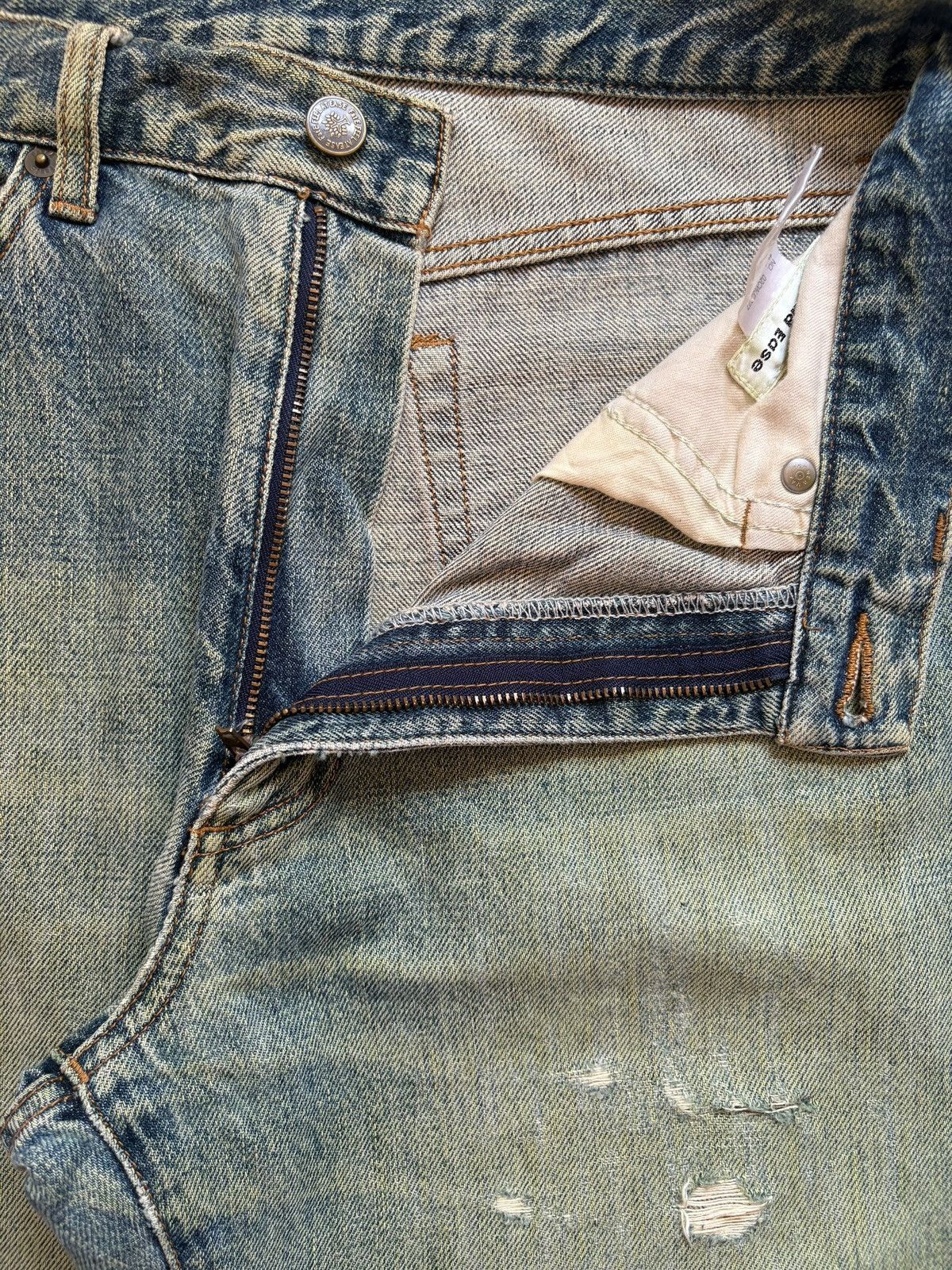 Japanese Brand Vintage Japanese Brand Mud Wash Distressed Jeans Size US 28 / EU 44 - 9 Thumbnail