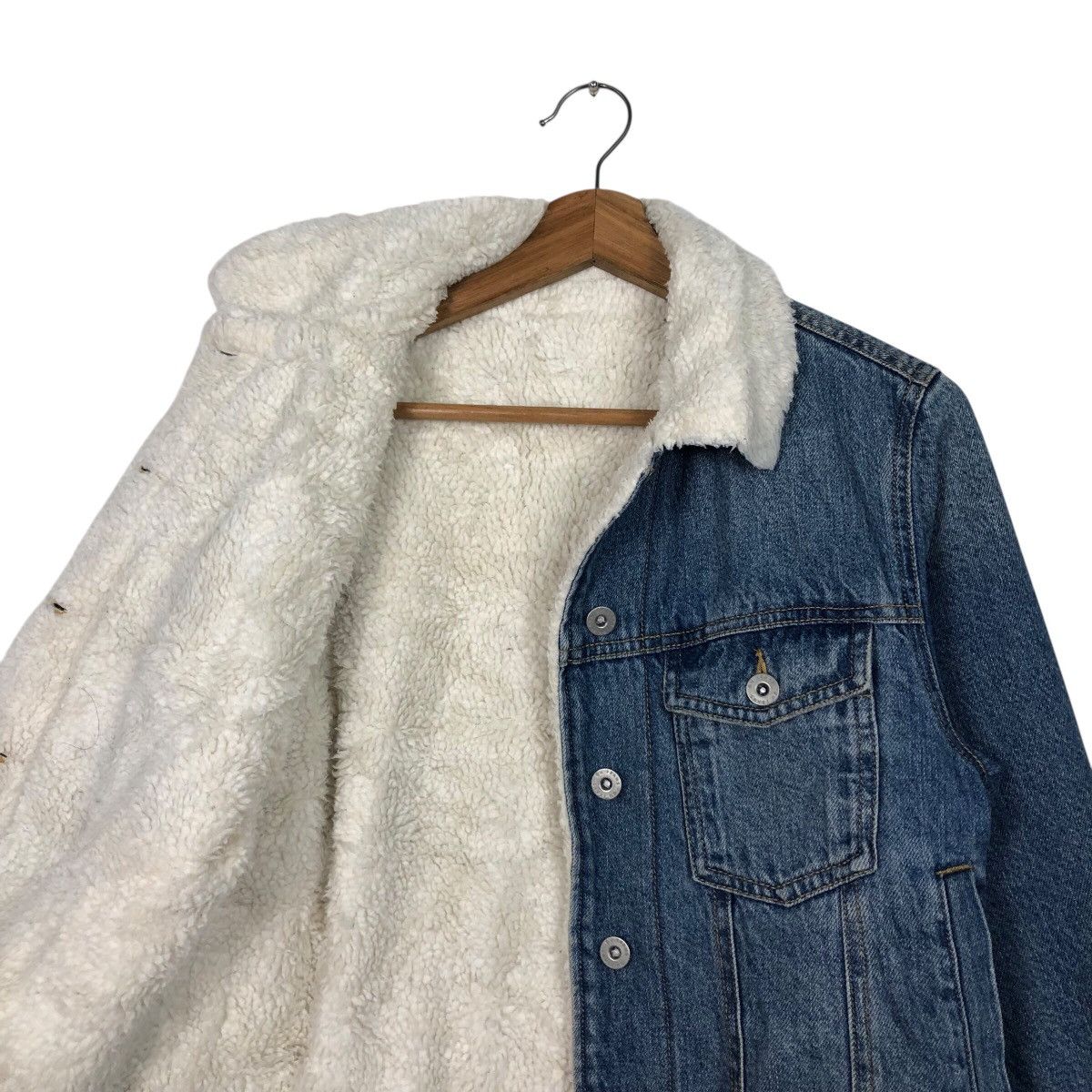 Japanese Brand 📌Vintage Trucker Denim Jacket Blanket GU Japan Issey Miyake Size US S / EU 44-46 / 1 - 14 Thumbnail