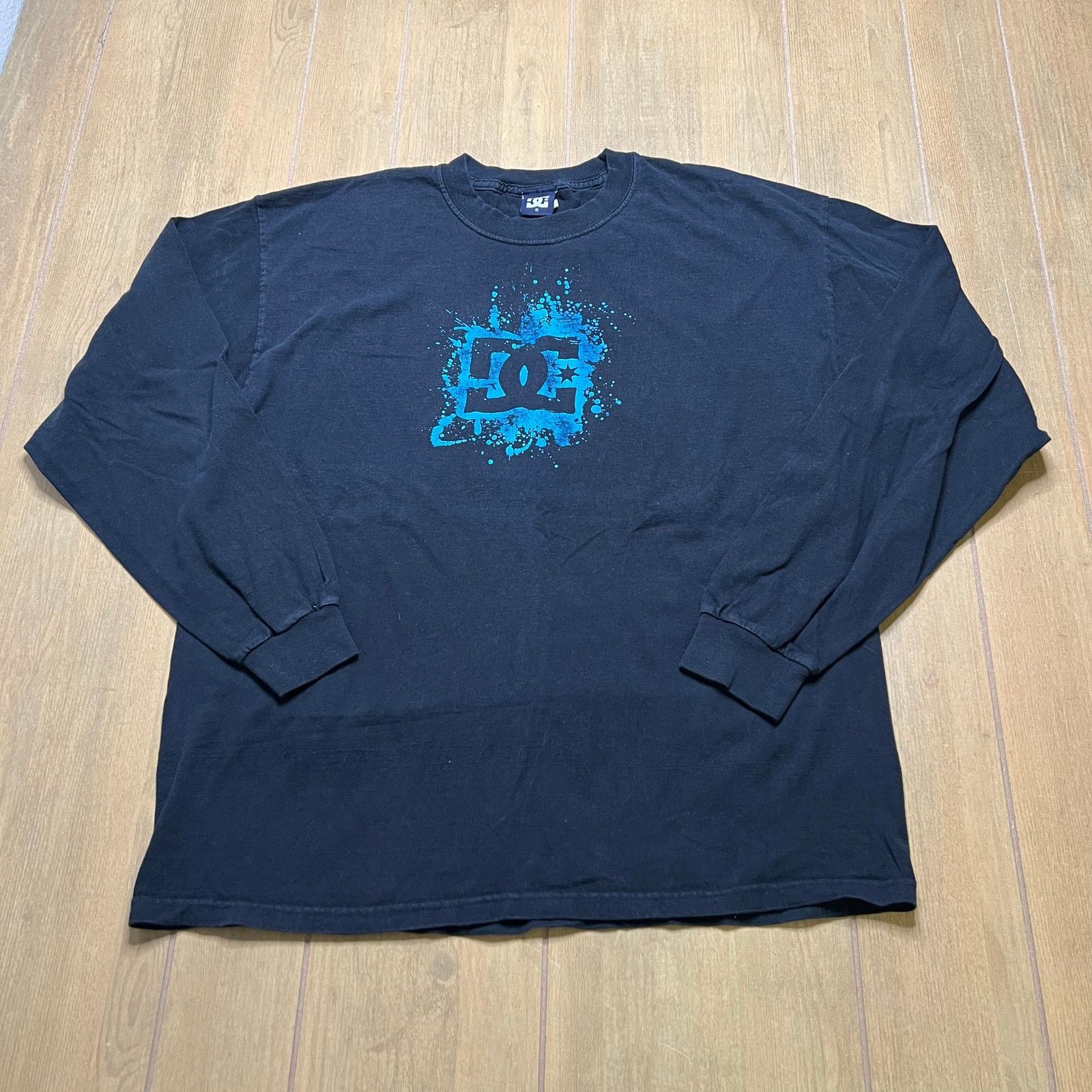 DC Y2K DC Shoes long-sleeve t-shirt blue graphic logo Men Sz XL Size US XL / EU 56 / 4 - 1 Thumbnail
