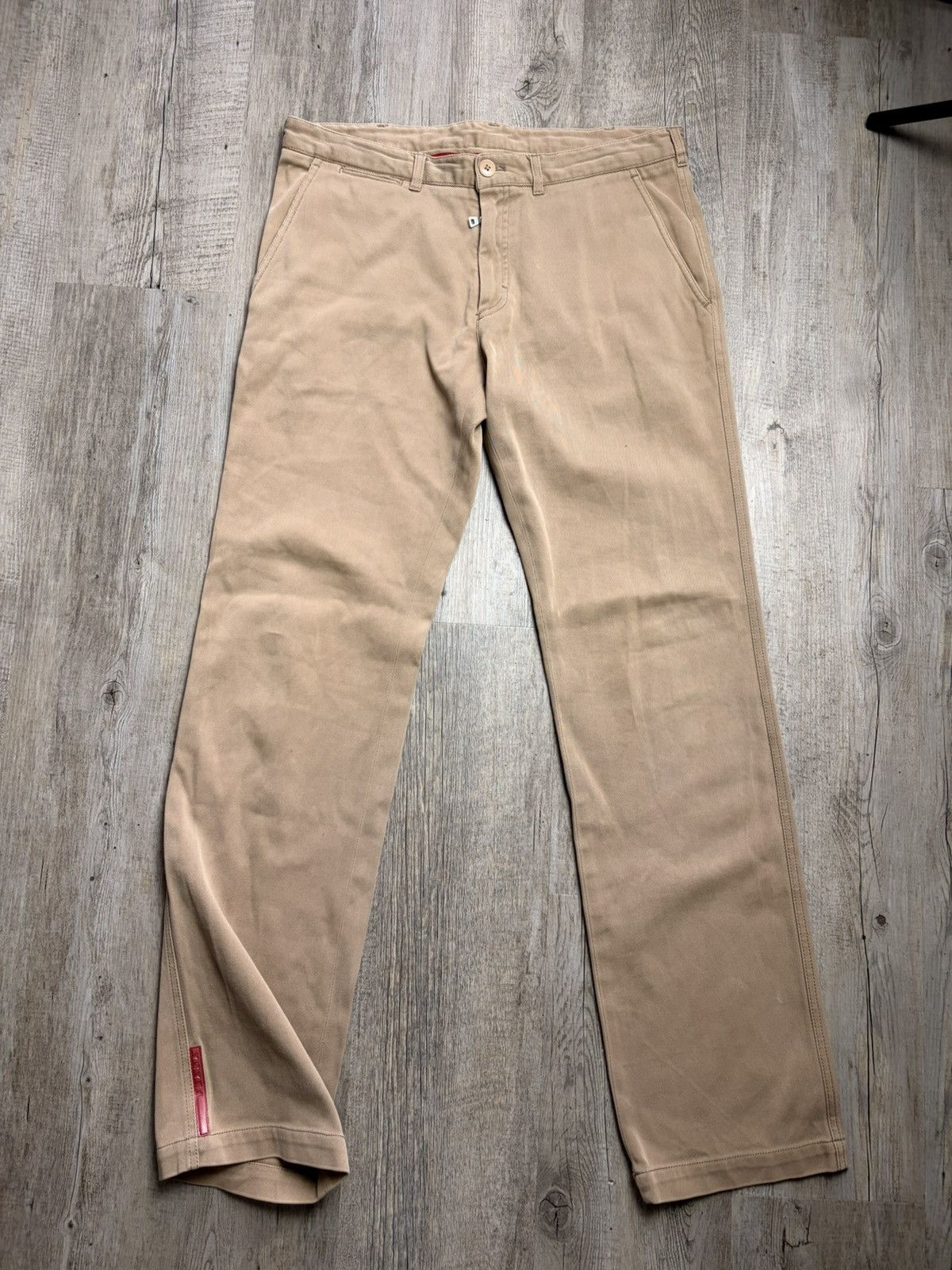 Prada Vintage Prada Sport light brown business work suit Pants Size US 34 / EU 50 - 1 Thumbnail