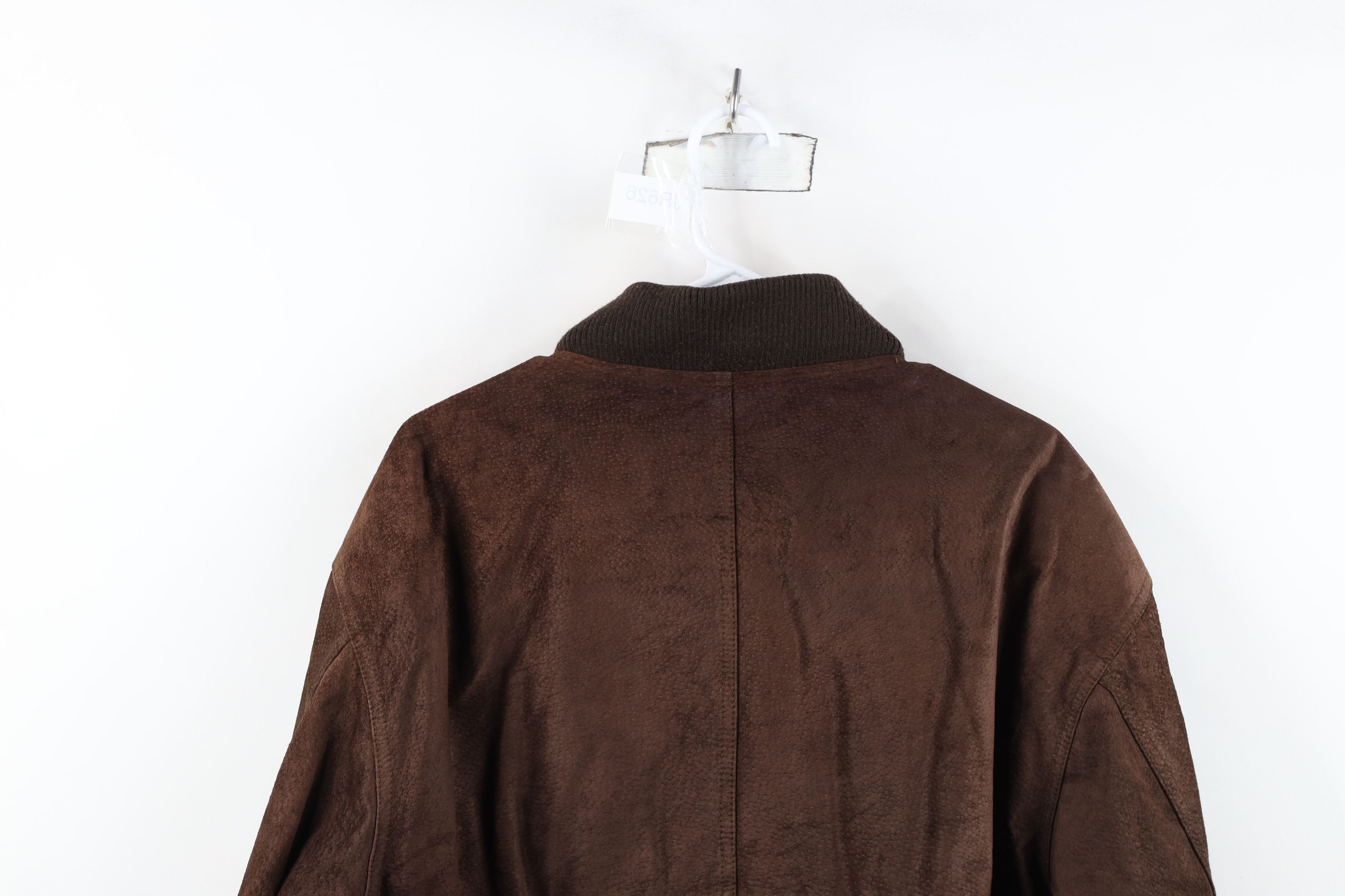 Vintage Vintage 80s 90s Streetwear Suede Leather Bomber Jacket Size XL / US 12-14 / IT 48-50 - 14 Thumbnail