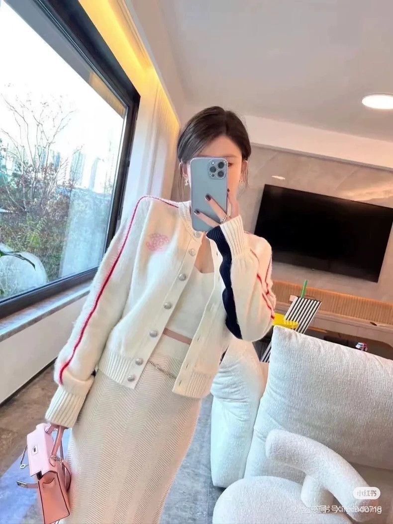 Chanel Chanel Ski series rabbit wool knitted cardigan jacket 2504- Size XXS / US 00 / IT 34 - 8 Thumbnail