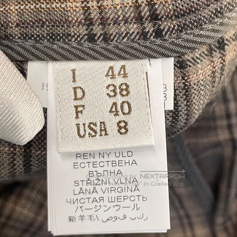 Brunello Cucinelli Brunello Cucinelli Caramel Plaid New Wool Trousers Size 28" / US 6 / IT 42 - 6 Thumbnail