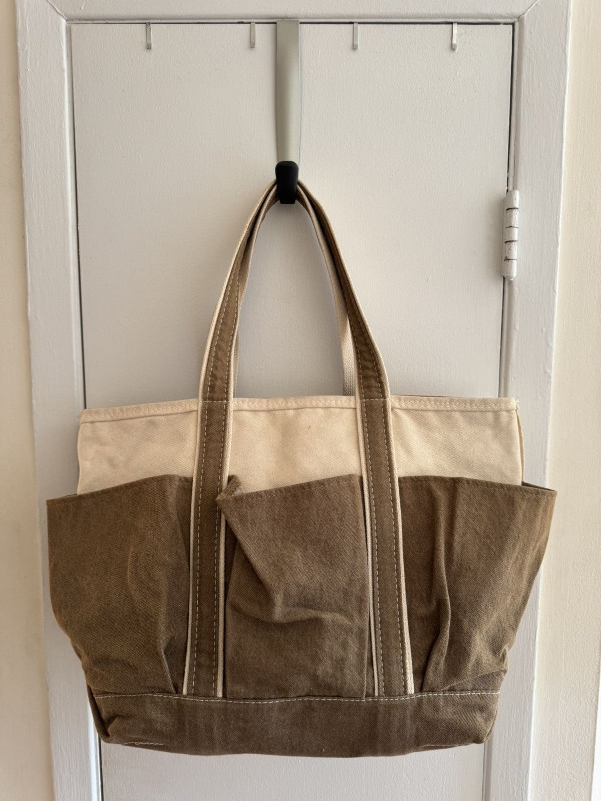 L.L. Bean Vintage LL BEAN Boat And Tote Zip Top Utility Gardening Bag Size ONE SIZE - 2 Thumbnail