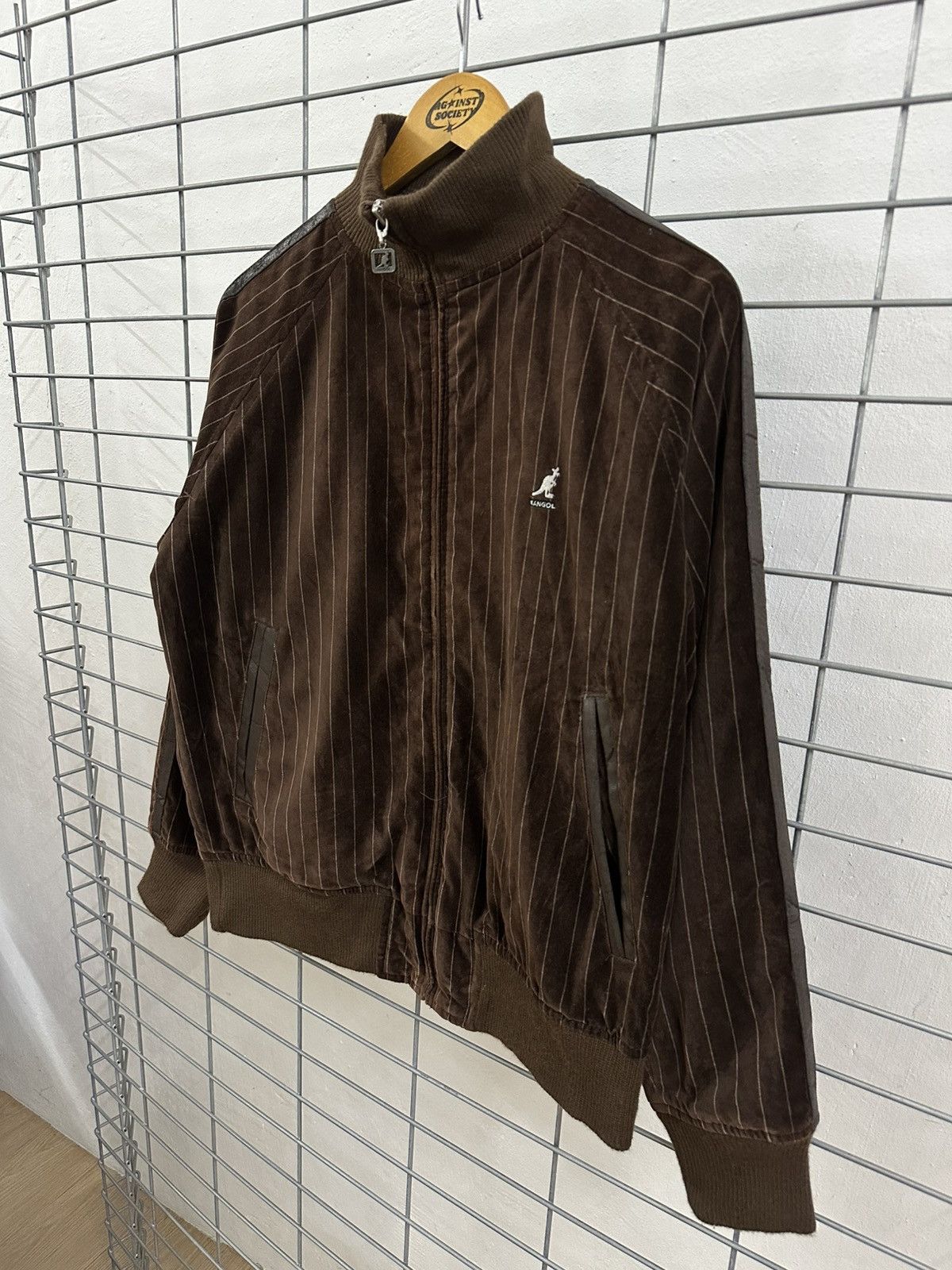 Beauty Beast × Kangol × Vintage Rare And Beautiful Kangol Velvet Zipper Jacket Y2K Style Size US M / EU 48-50 / 2 - 3 Thumbnail