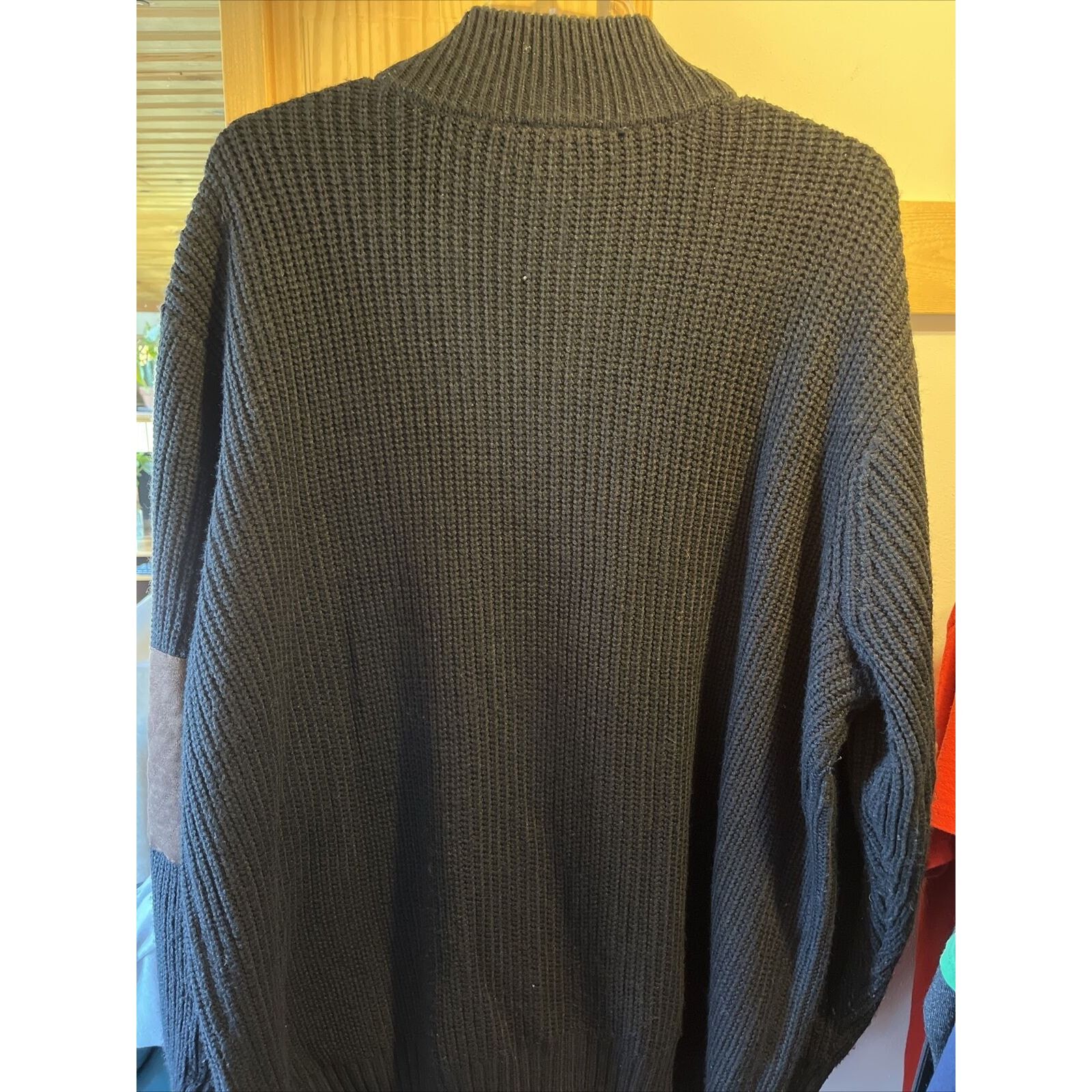 Boulder Creek Boulder Creek Sweater Men's 3XL Black Acrylic Polyester LS Size US XXL / EU 58 / 5 - 11 Thumbnail