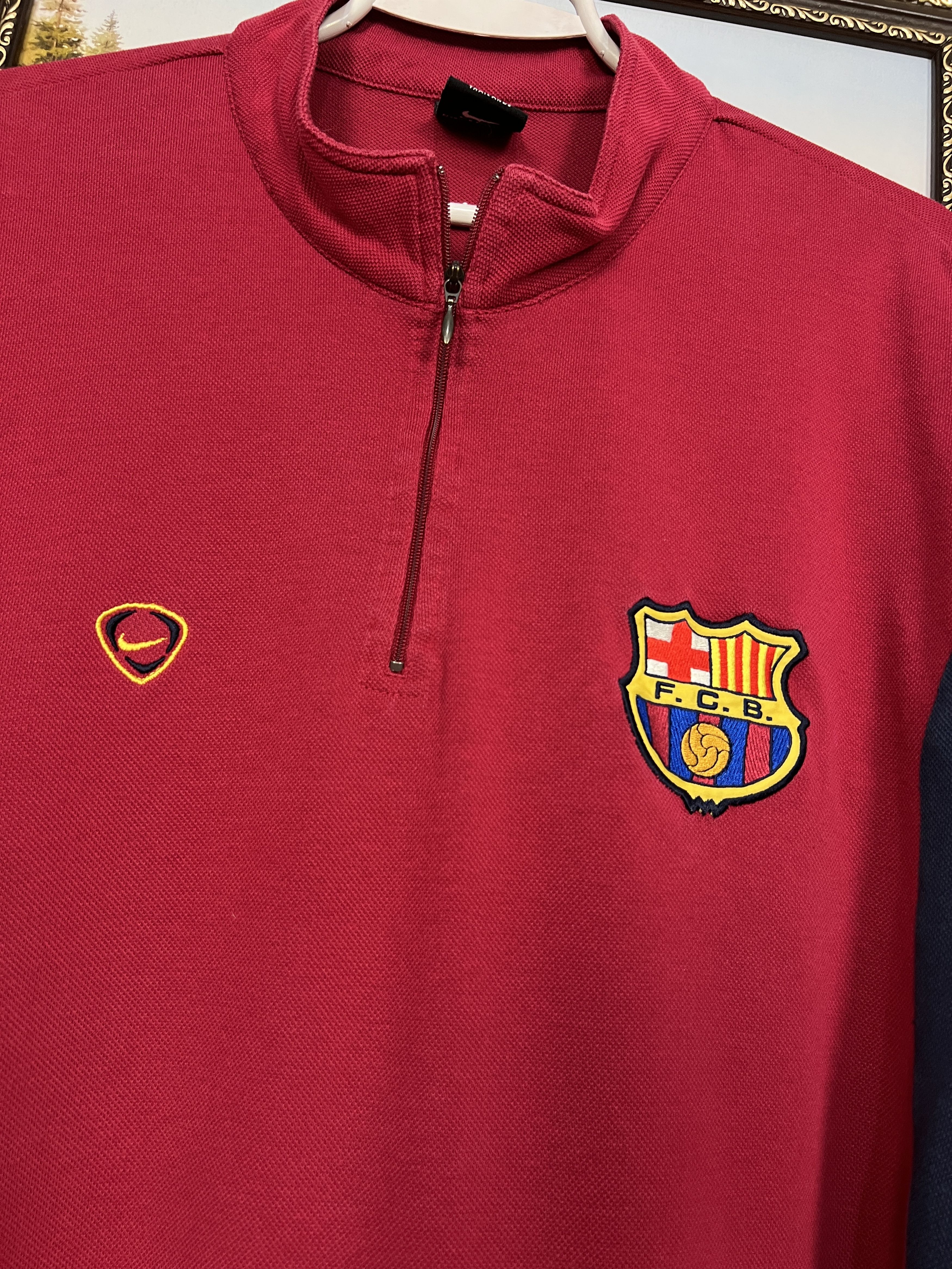 Nike FC Barcelona Football Train Shirt Soccer Jersey Trikot Size US XL / EU 56 / 4 - 3 Thumbnail