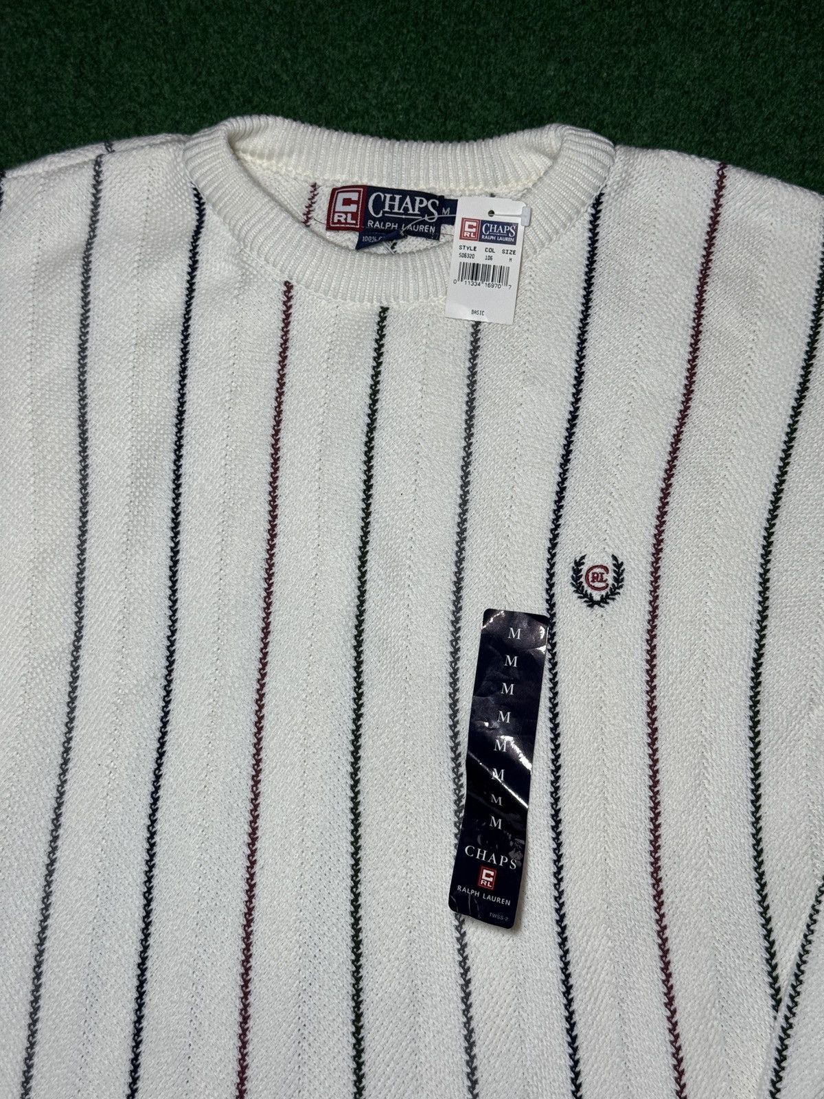 Chaps Ralph Lauren Vintage 90s Chaps Ralph Lauren NWT Deadstock Knit Sweater Size US M / EU 48-50 / 2 - 2 Thumbnail