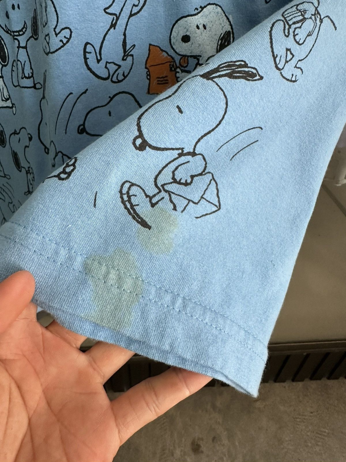 Anime Vintage Snoopy All Over Print Peanuts 90s Cartoon Tee Size US XL / EU 56 / 4 - 3 Thumbnail