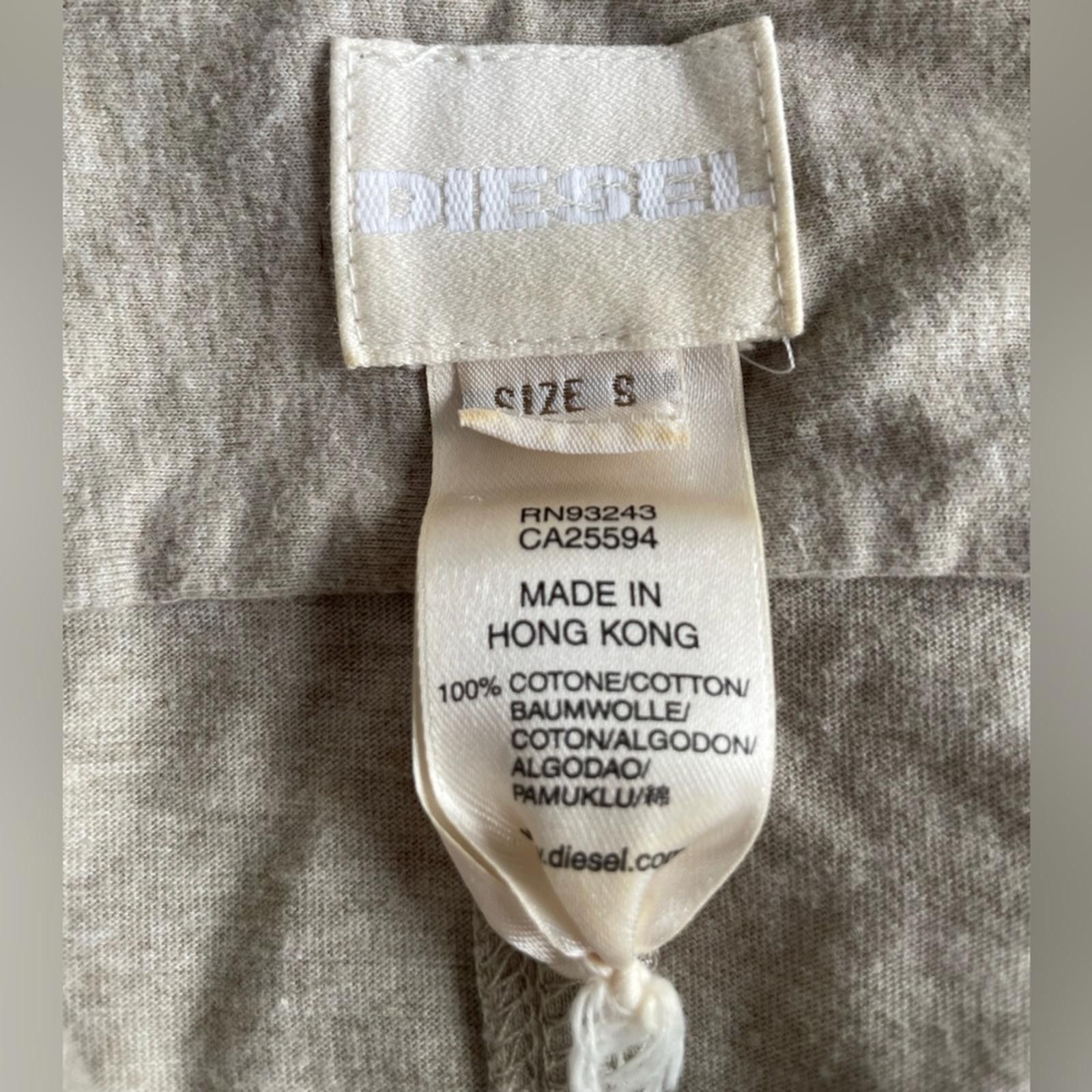 Diesel Vintage 90's Diesel Beige Polo Shirt Made in Hong Kong Size S / US 4 / IT 40 - 5 Thumbnail