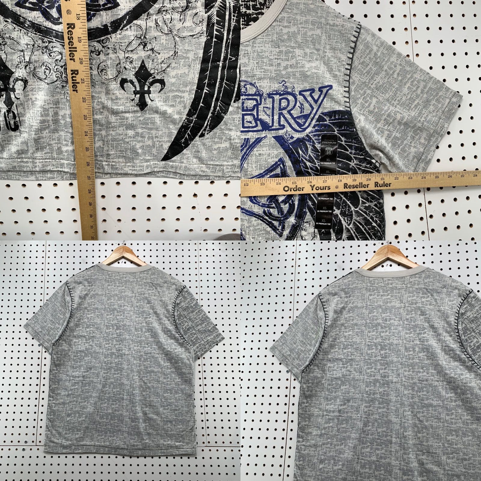 Route 66 VINTAGE Route 66 T-Shirt Mens XL Gray Gothic Cross Bravery Y2K Affliction Vintage Y2K Bravery Gothic Cross Shirt Mens XL Gray Route 66 Affliction Size US XL / EU 56 / 4 - 8 Thumbnail