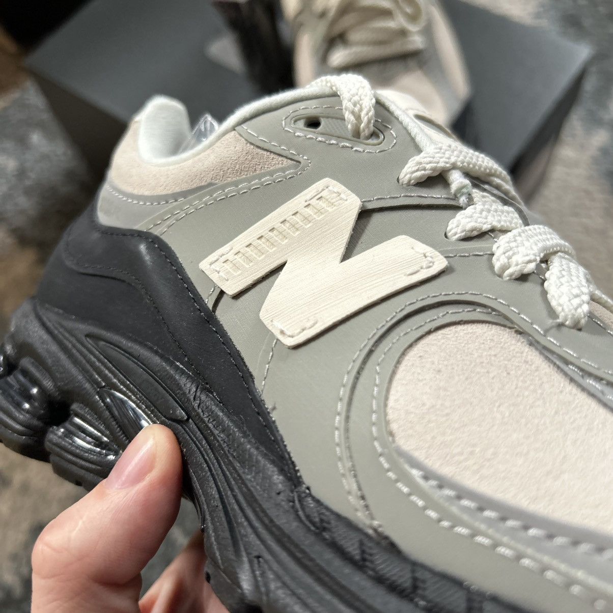 New Balance × The Basement M2002RBA BSMNT LONDON 2002R STONE GREY 3M REFLECTiVE Size US 8 / IT 38 - 5 Thumbnail