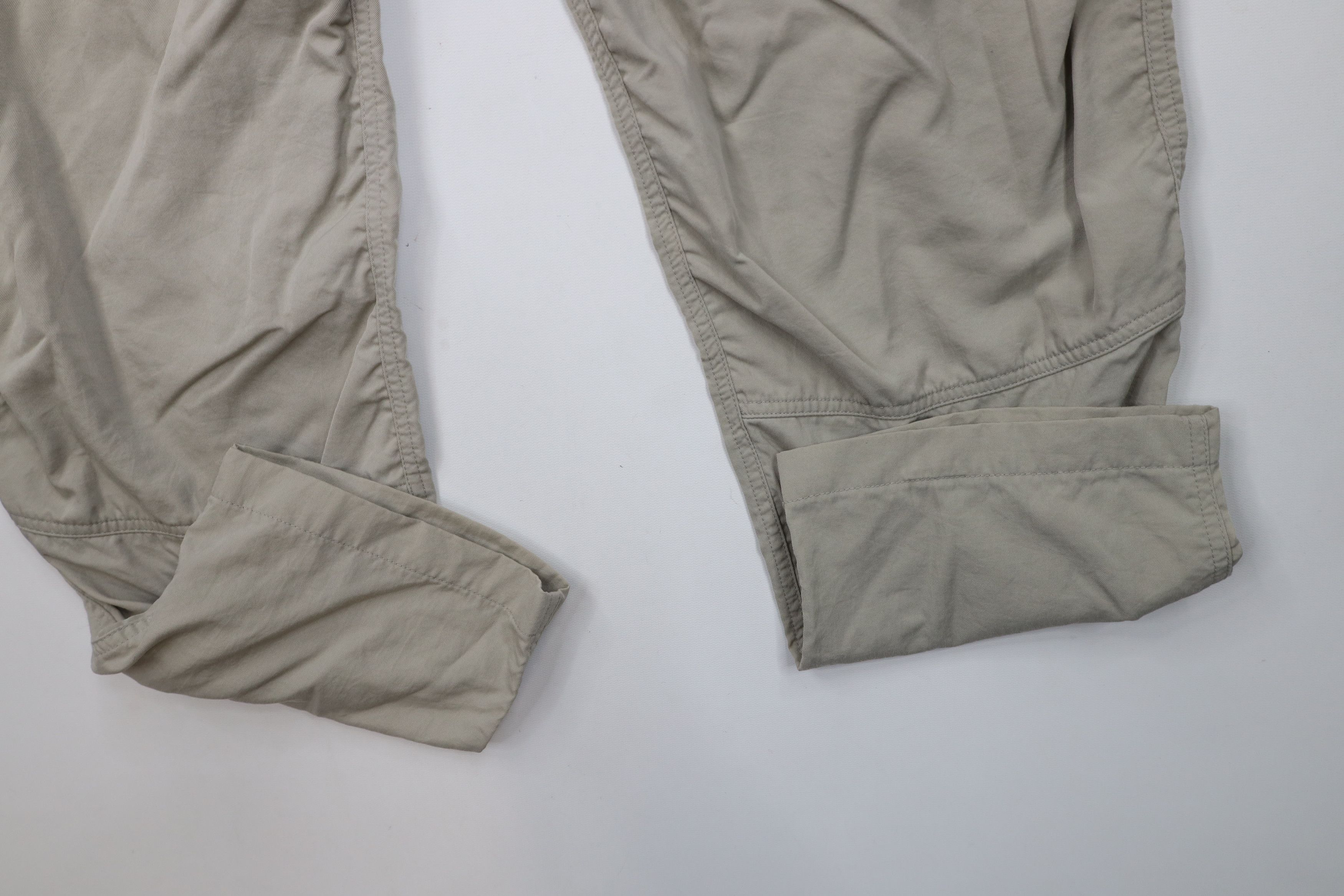 The North Face × Vintage Vintage Y2K 2000 The North Face Belted Wide Leg Pants Beige Size US 38 / EU 54 - 6 Thumbnail