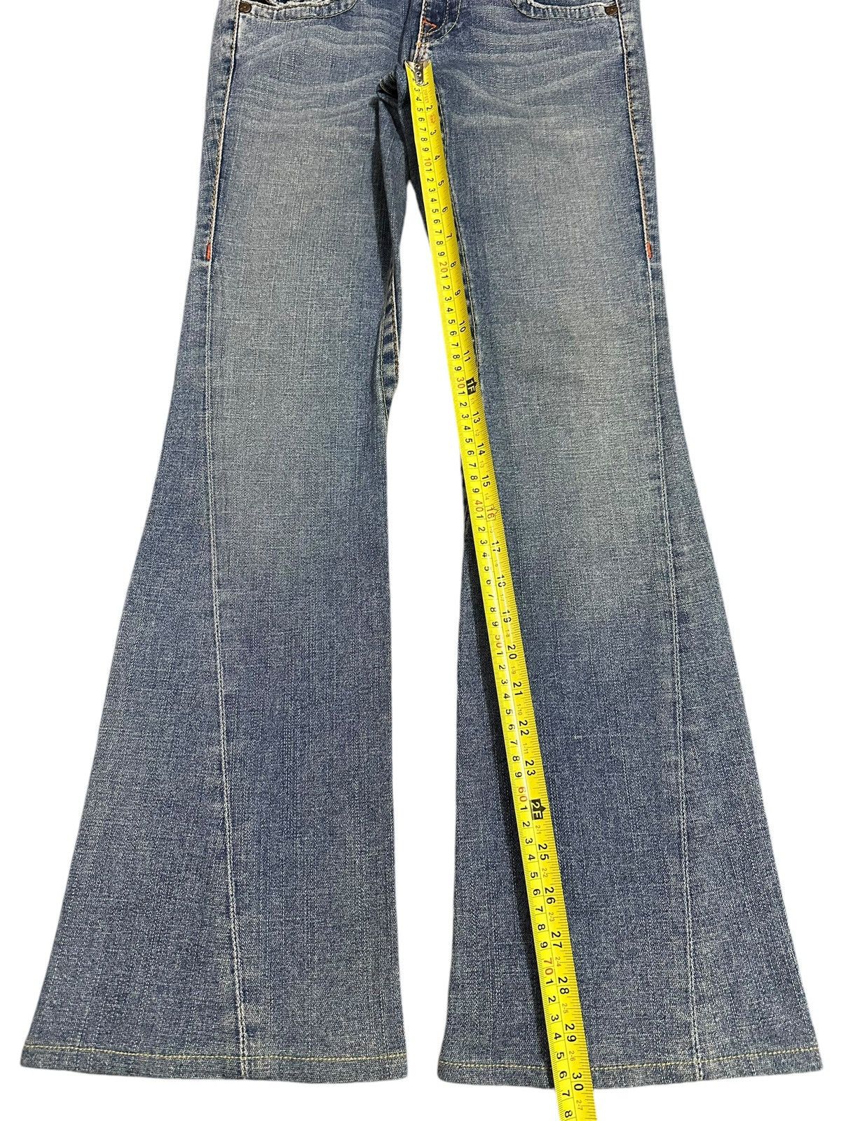 Japanese Brand Vintage Made in USA True Religion Bootcut Bell Bottom Jeans Size US 28 / EU 44 - 15 Thumbnail