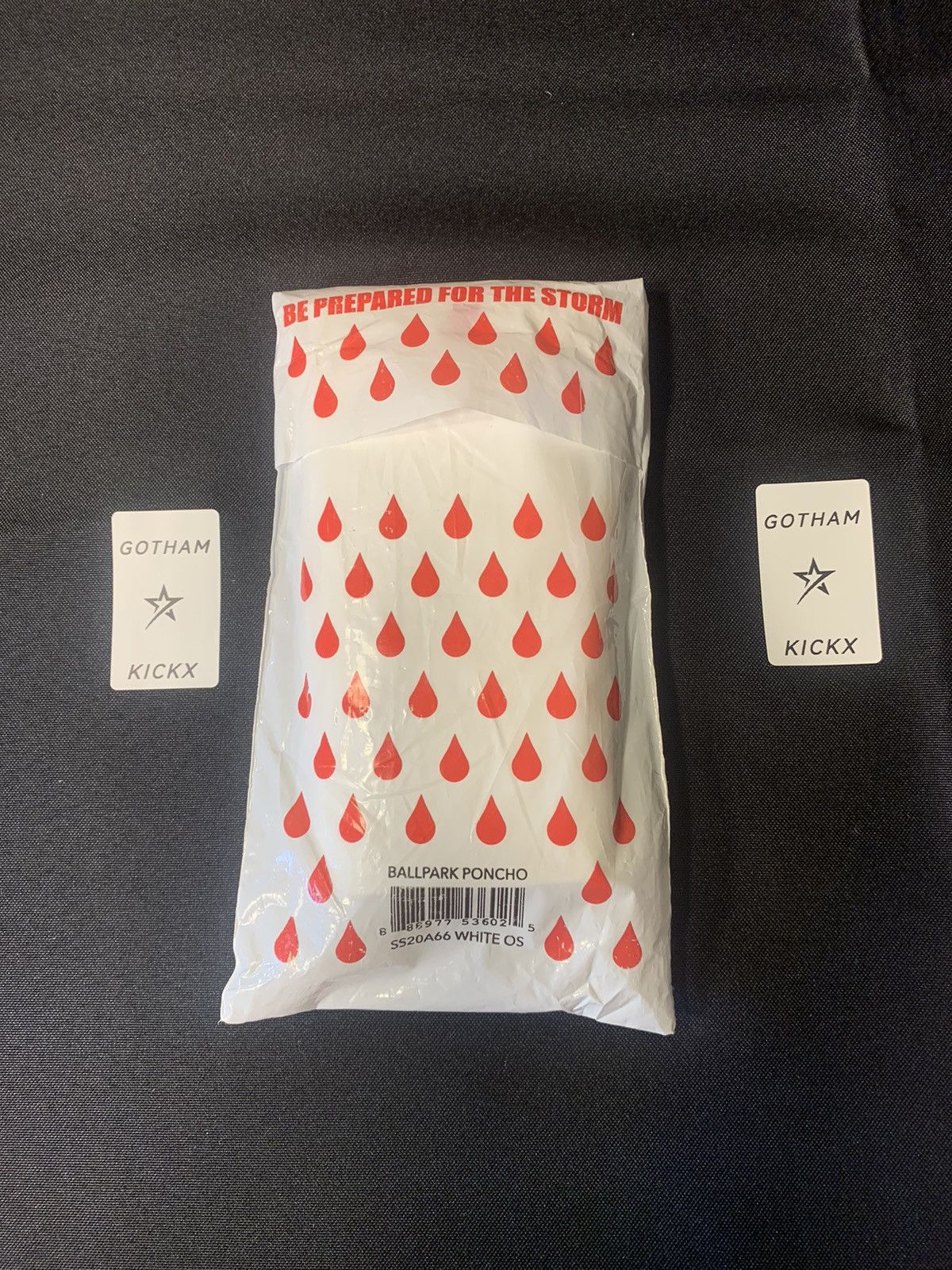 Hypebeast Supreme Box Logo BallPark Rain Poncho Size ONE SIZE - 3 Thumbnail