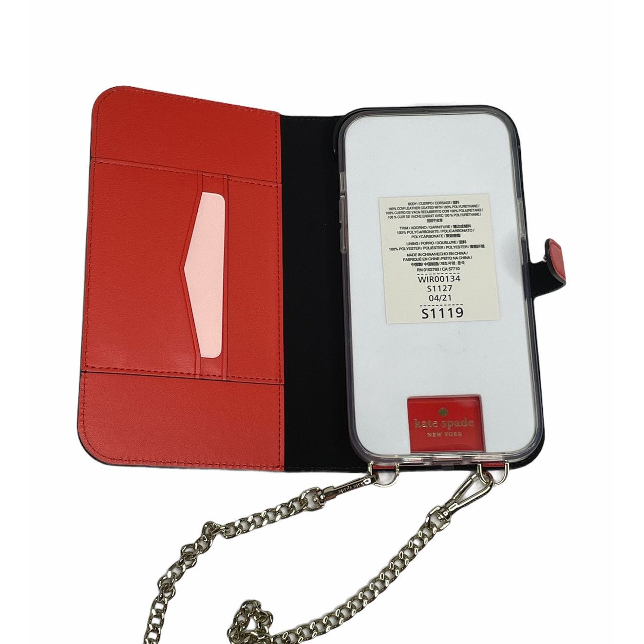 Kate Spade Kate Spade Iphone 12 PRO MAX Magnetic Folio Case crossbody Size ONE SIZE - 8 Thumbnail