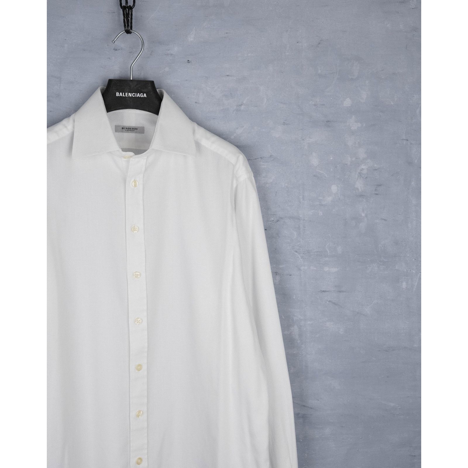 Burberry Burberry london white classic long sleeve button shirt Size US L / EU 52-54 / 3 - 2 Thumbnail