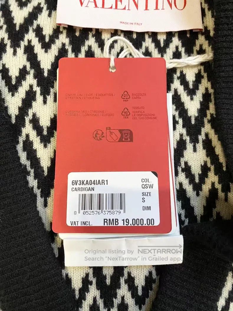 Valentino Valentino Wool knitted cardigan Size S / US 4 / IT 40 - 5 Thumbnail