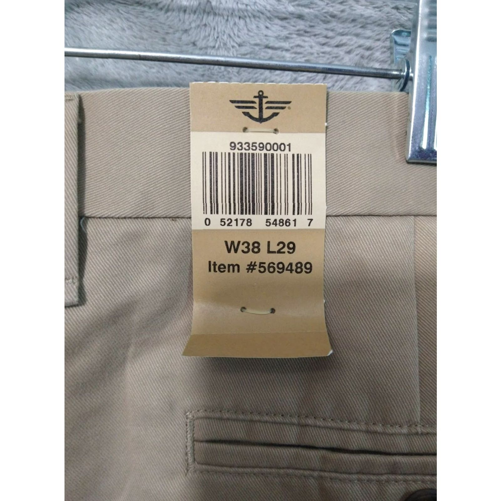 Dockers DOCKERS Pants Mens 38x29 Khakis Flat Front Classic Fit Beige D3 City Preppy 90s Mens Size US 38 / EU 54 - 7 Thumbnail