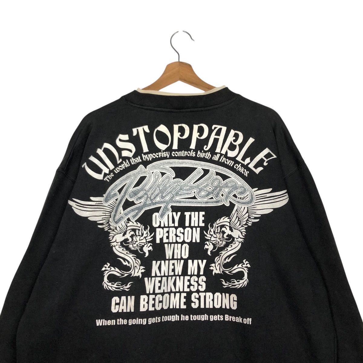 Japanese Brand 📌Vintage Sweatshirt Break Off Unstoppable Issey Miyake Size US L / EU 52-54 / 3 - 10 Thumbnail