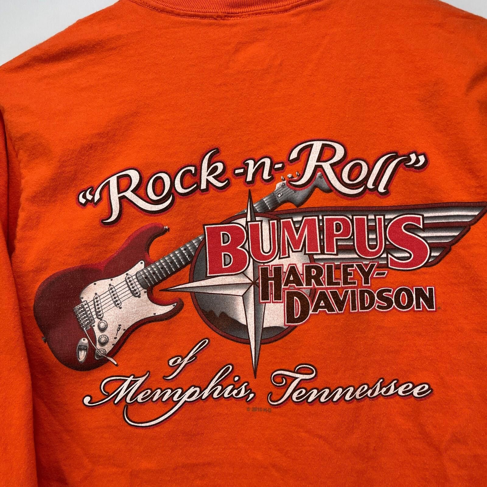 Harley Davidson Vintage Harley-Davidson Shirt Memphis Tennessee Guitar Small Size US S / EU 44-46 / 1 - 5 Thumbnail