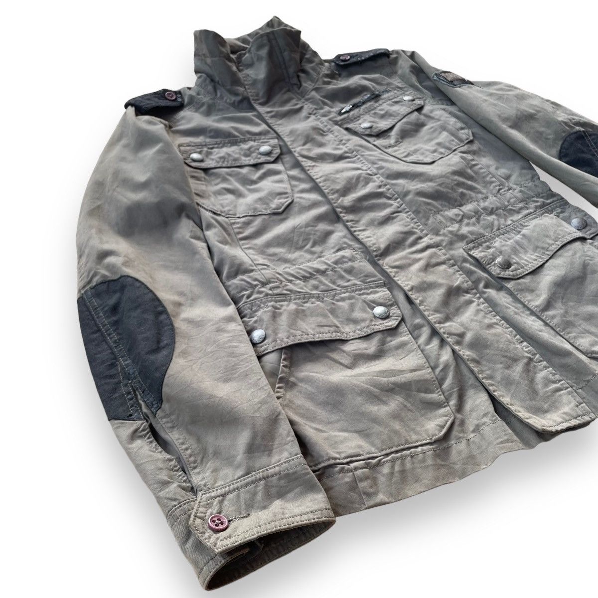 Diesel VINTAGE DIESEL - CO ONLY THE BRAVE PATCHWORK MILITARY JACKET Size US S / EU 44-46 / 1 - 11 Thumbnail
