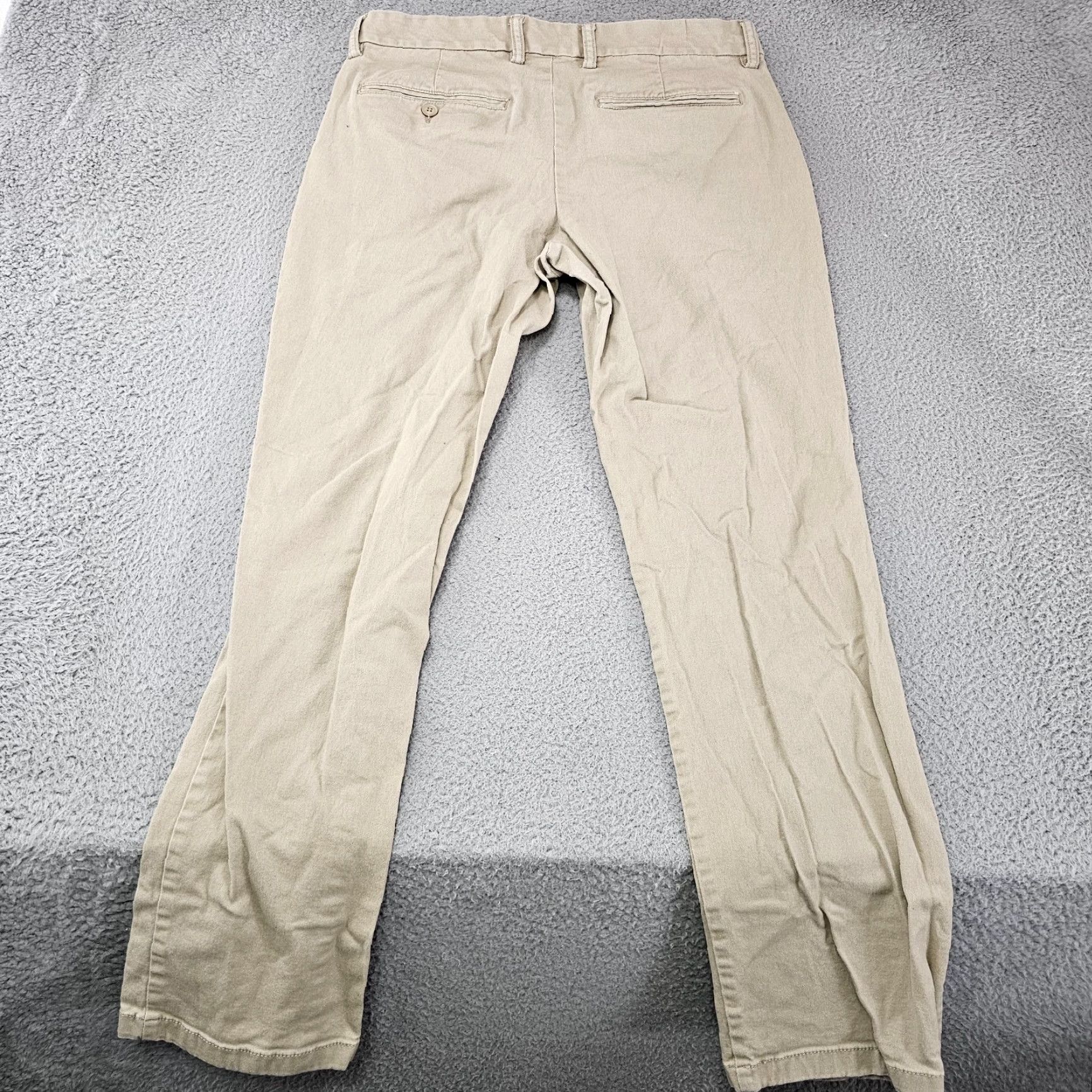 Old Navy Old Navy Pants Mens 30x28 Khaki Straight Fit Cotton Knit Chino Stretch Preppy Size US 30 / EU 46 - 5 Thumbnail