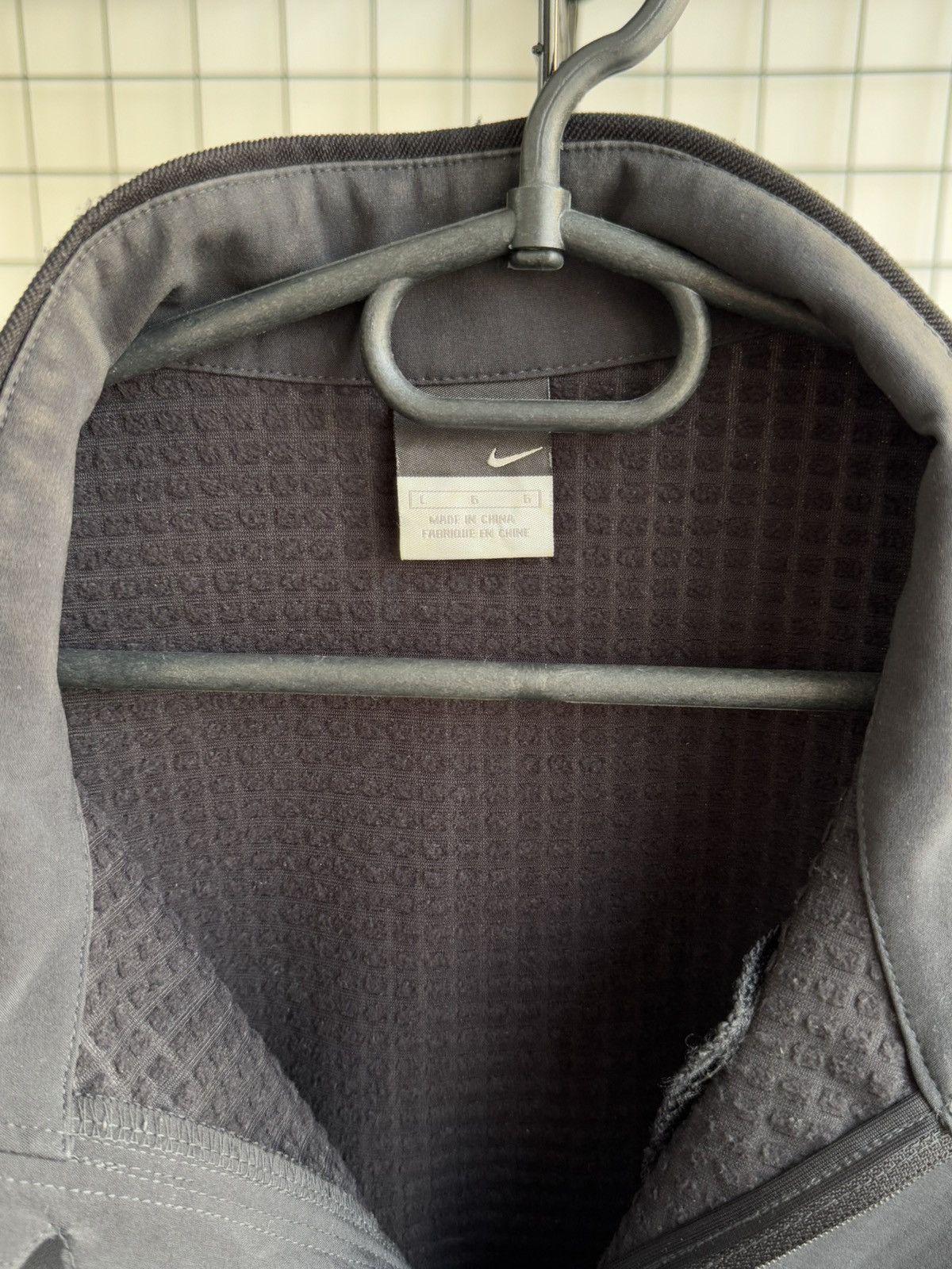 Nike × Nike ACG × Vintage Vintage Nike Fleece 1/3 Zip Jacket Nylon Gopcore Size US L / EU 52-54 / 3 - 6 Thumbnail