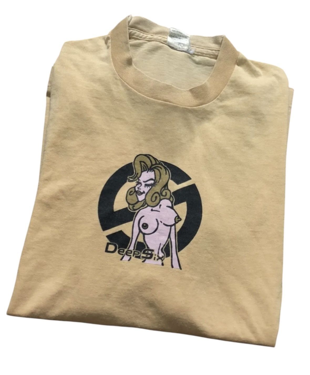 Hook-Ups Vintage 80’s Deepsix Naked Skateboard Not Hook-Ups Shirt Size US S / EU 44-46 / 1 - 1 Thumbnail