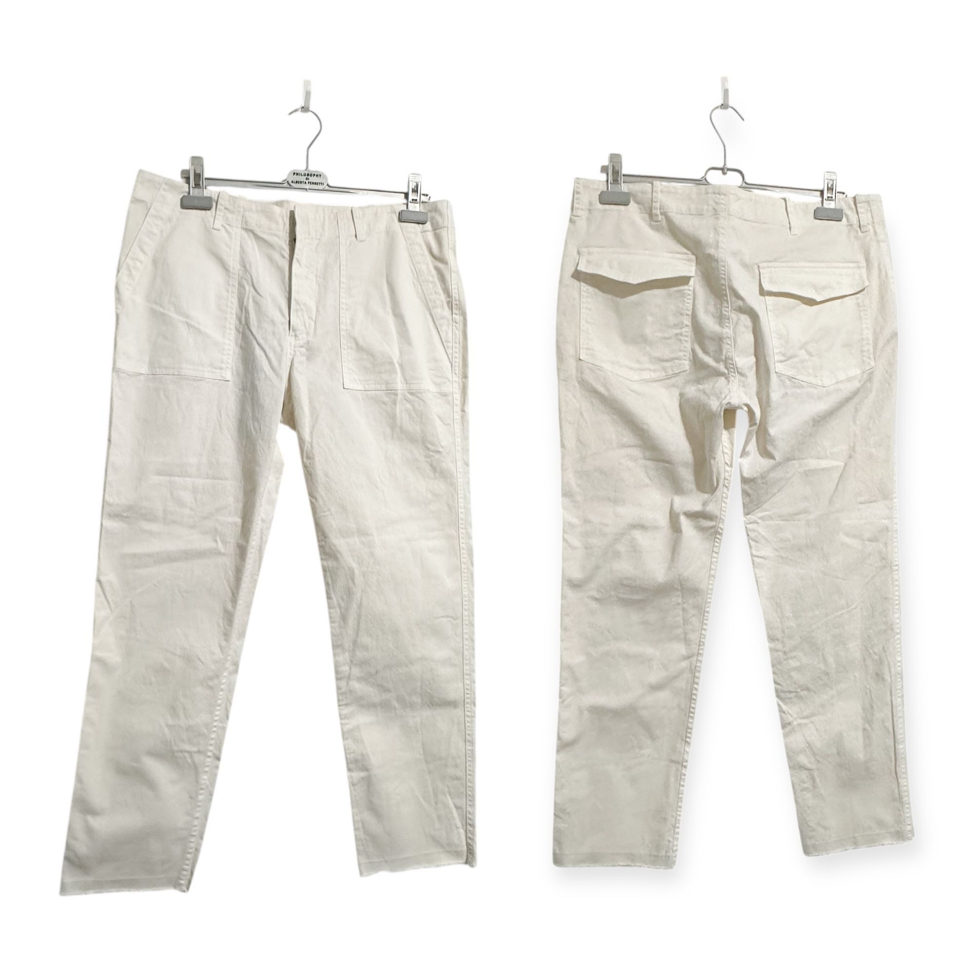 Nili Lotan Nili Lotan Jenna Pants in Eggshell, Size 12, NWT Size 34" / US 12 / IT 48 - 13 Thumbnail