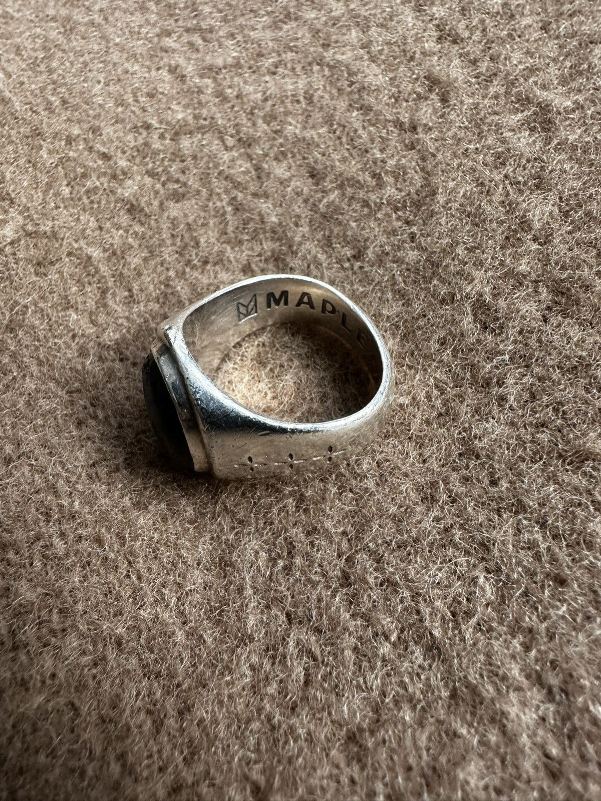 Other MAPLE Tommy Signet Ring - Labradorite Insert - US10 19mm Size ONE SIZE - 5 Thumbnail