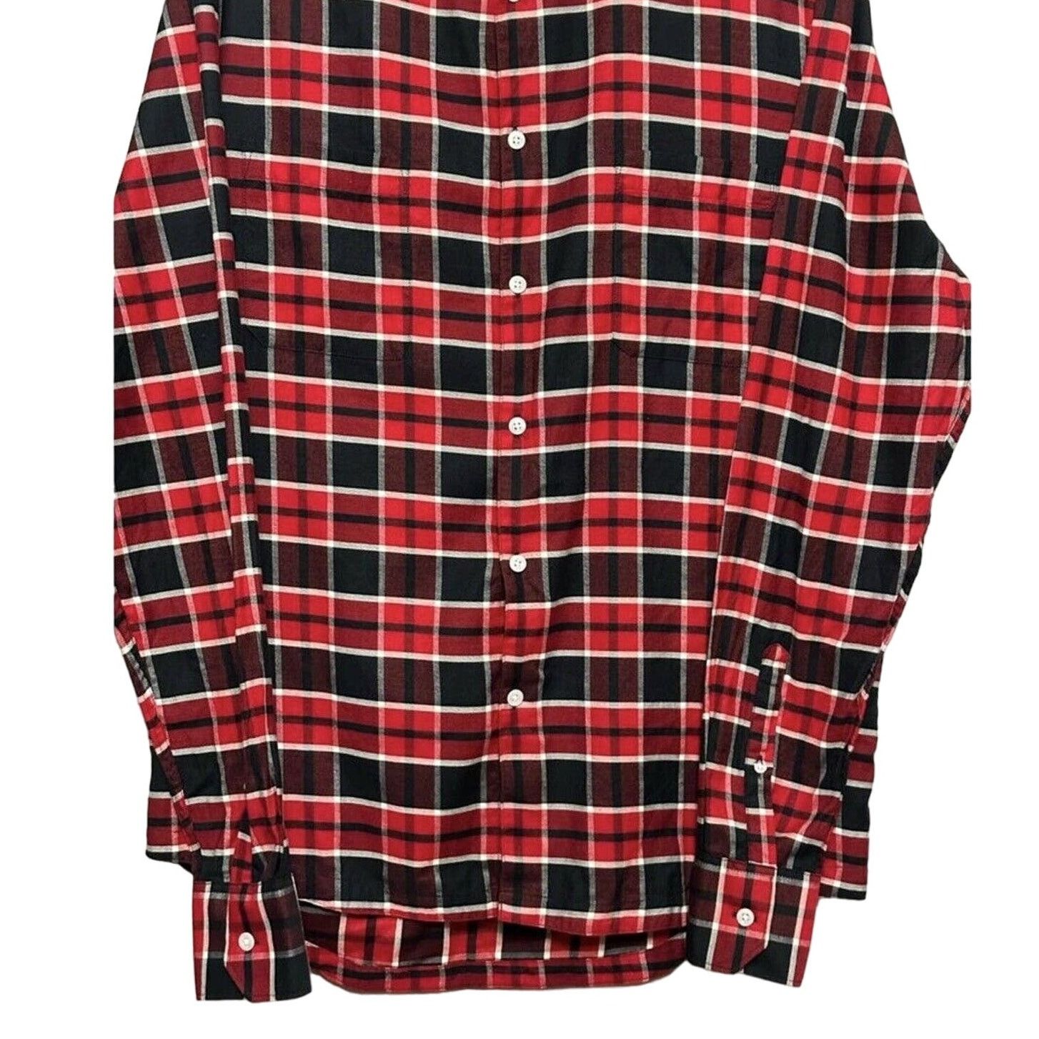 Other Good Man Plaid Pattern Shirt Button-Up Flannel Red M NWOT Size US M / EU 48-50 / 2 - 3 Thumbnail