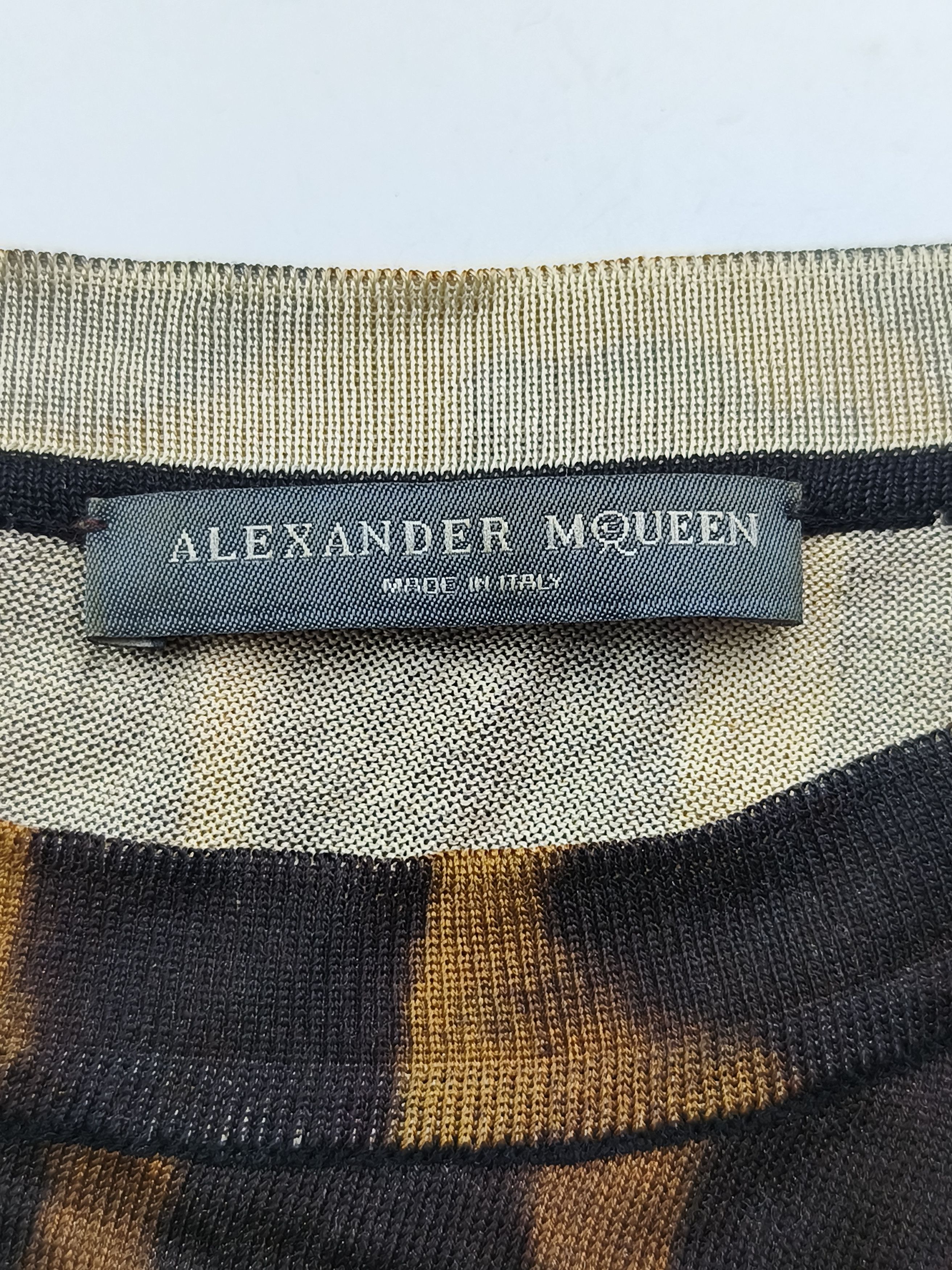 Alexander McQueen Alexander McQueen leopard assymetric silk dress Size S / US 4 / IT 40 - 15 Thumbnail