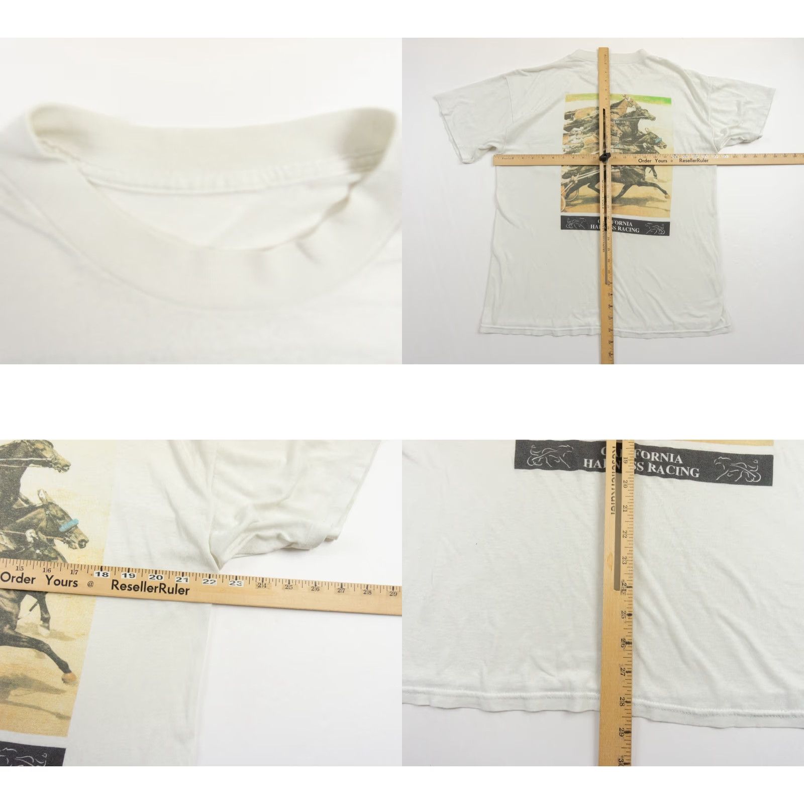 Vintage VINTAGE California Harness Racing Shirt Mens XL White 90s California Harness Racing Pocket Shirt Mens XL White 90s Size US XL / EU 56 / 4 - 8 Thumbnail