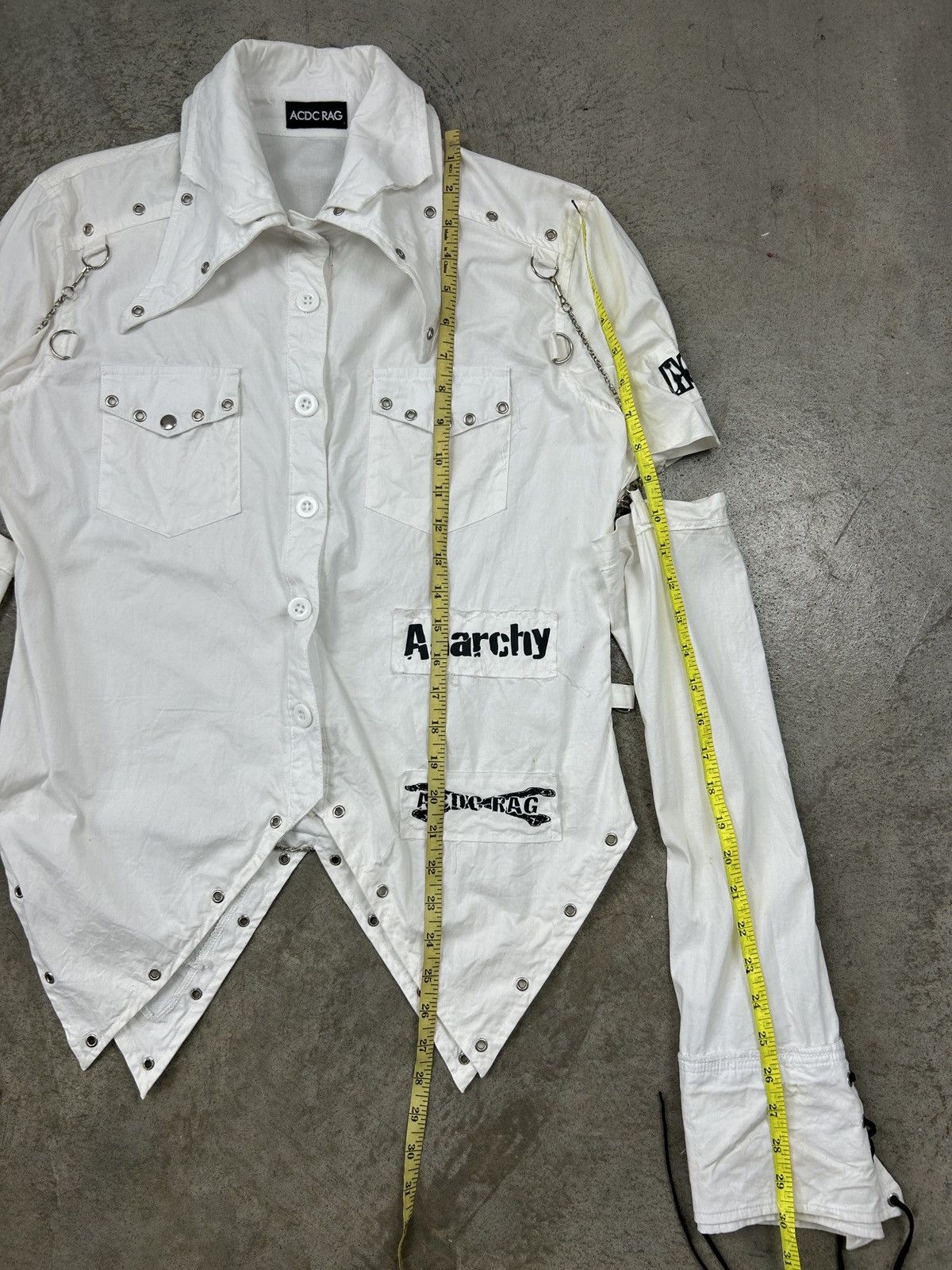 Japanese Brand × Seditionaries ACDC Rag - Bondage Shirt Size US M / EU 48-50 / 2 - 23 Thumbnail