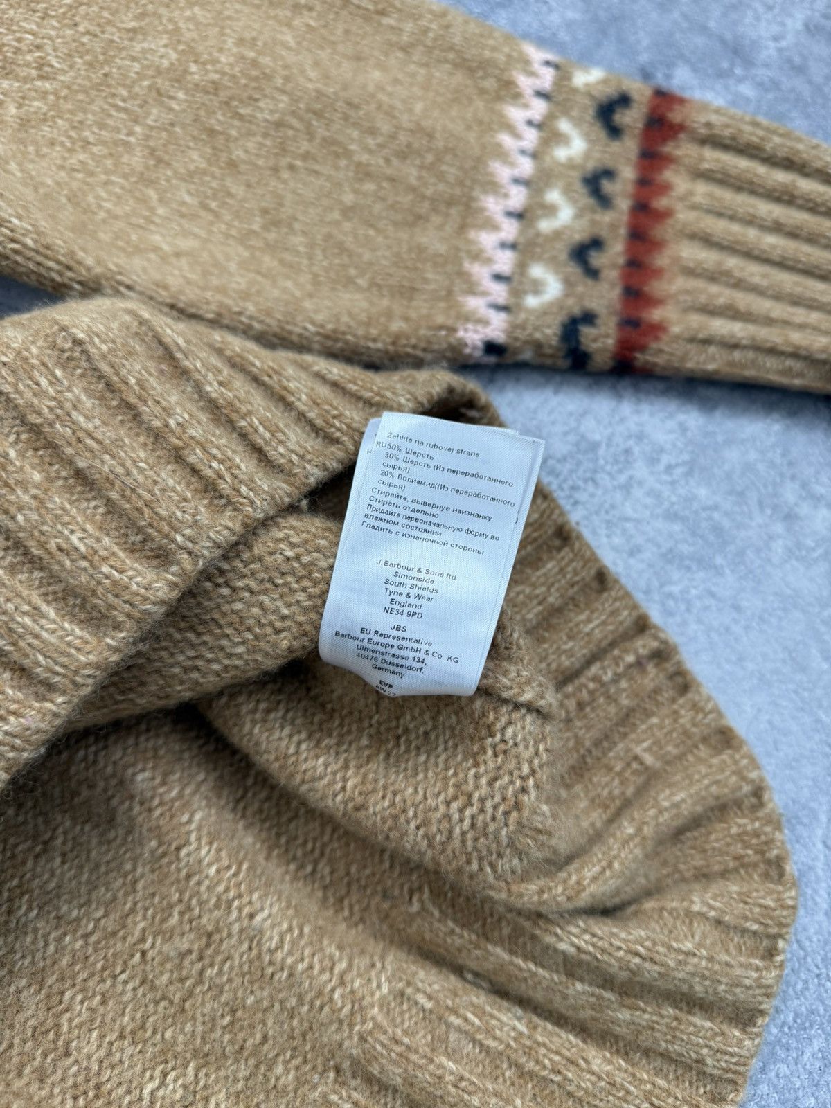 Barbour Barbour Wool Knit Sweater Fair Isle Nordic Women’s Size XL / US 12-14 / IT 48-50 - 13 Thumbnail